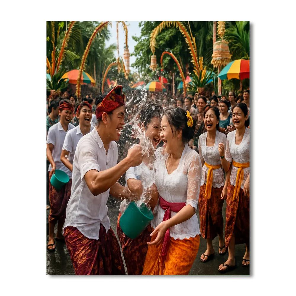 Omed-omedan - Indonesia DIY Paint By Numbers
