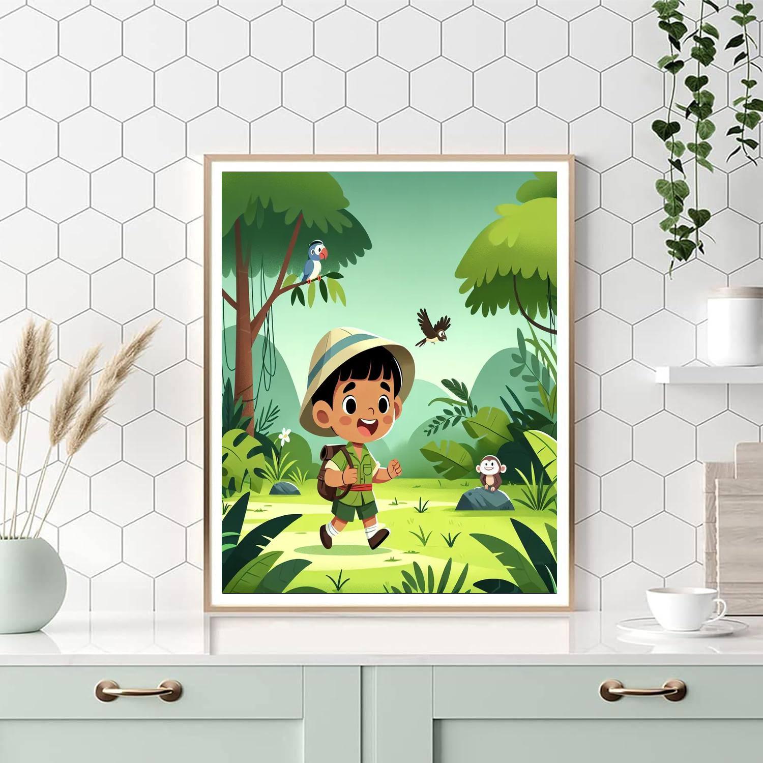 Explorer's Jungle Trek Numbered Painting Kits