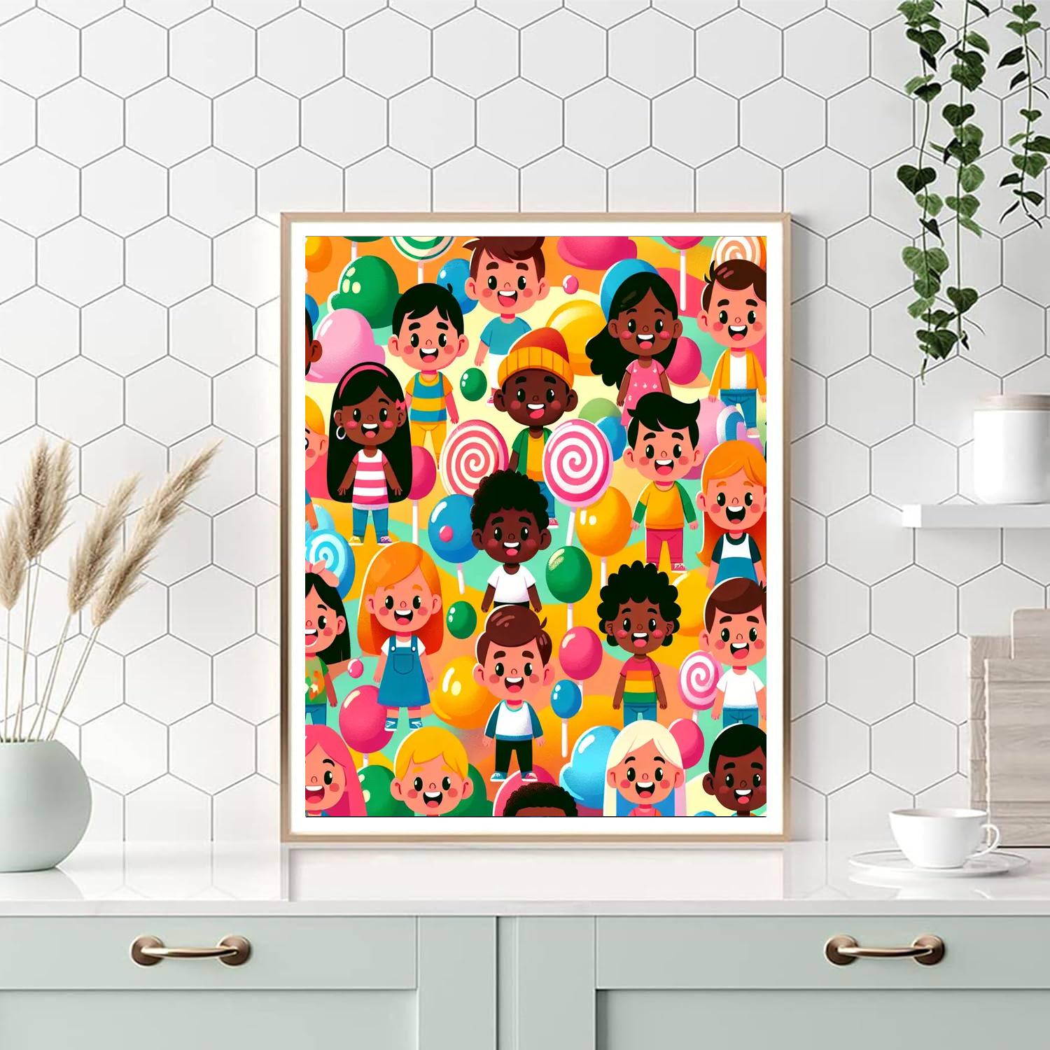 Bubblegum Adventure Painting By Numbers Kit