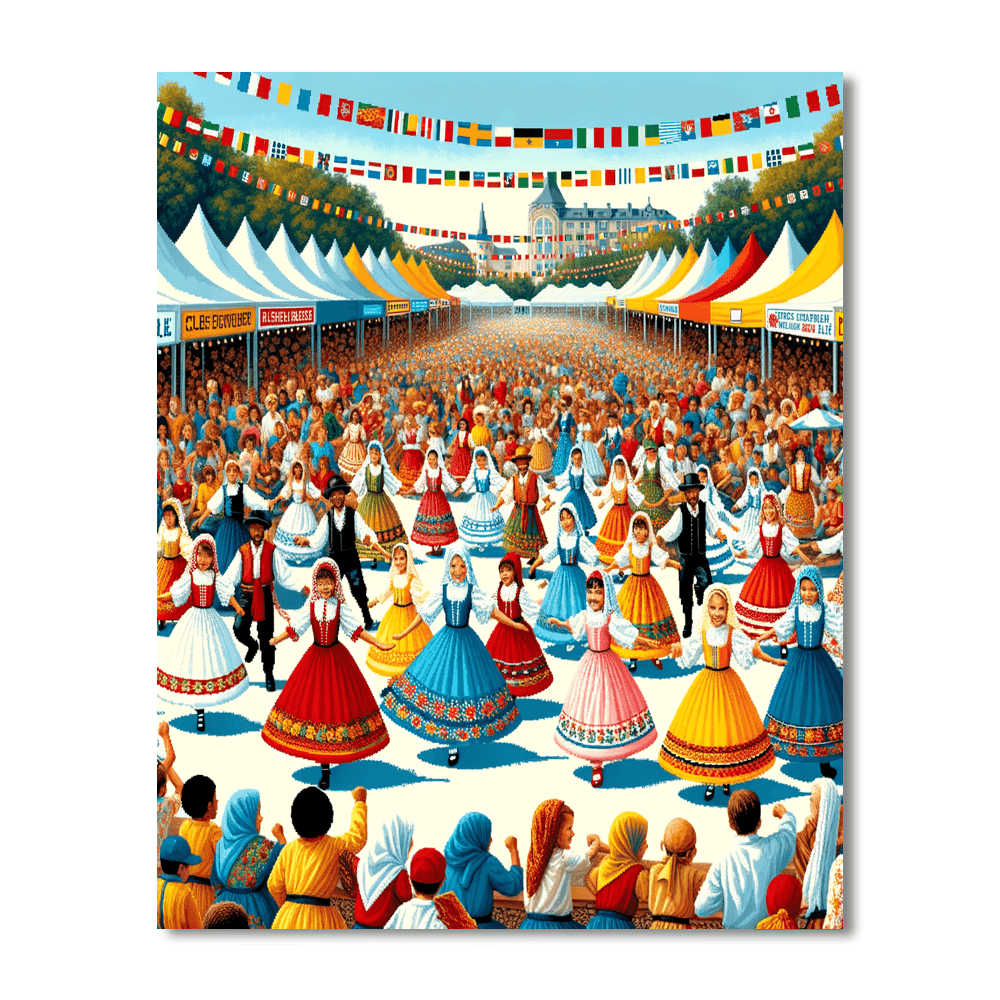 Yi Lan International Children's Folklore & Folkgame Festival - Yilan, Taiwan Paint By Number