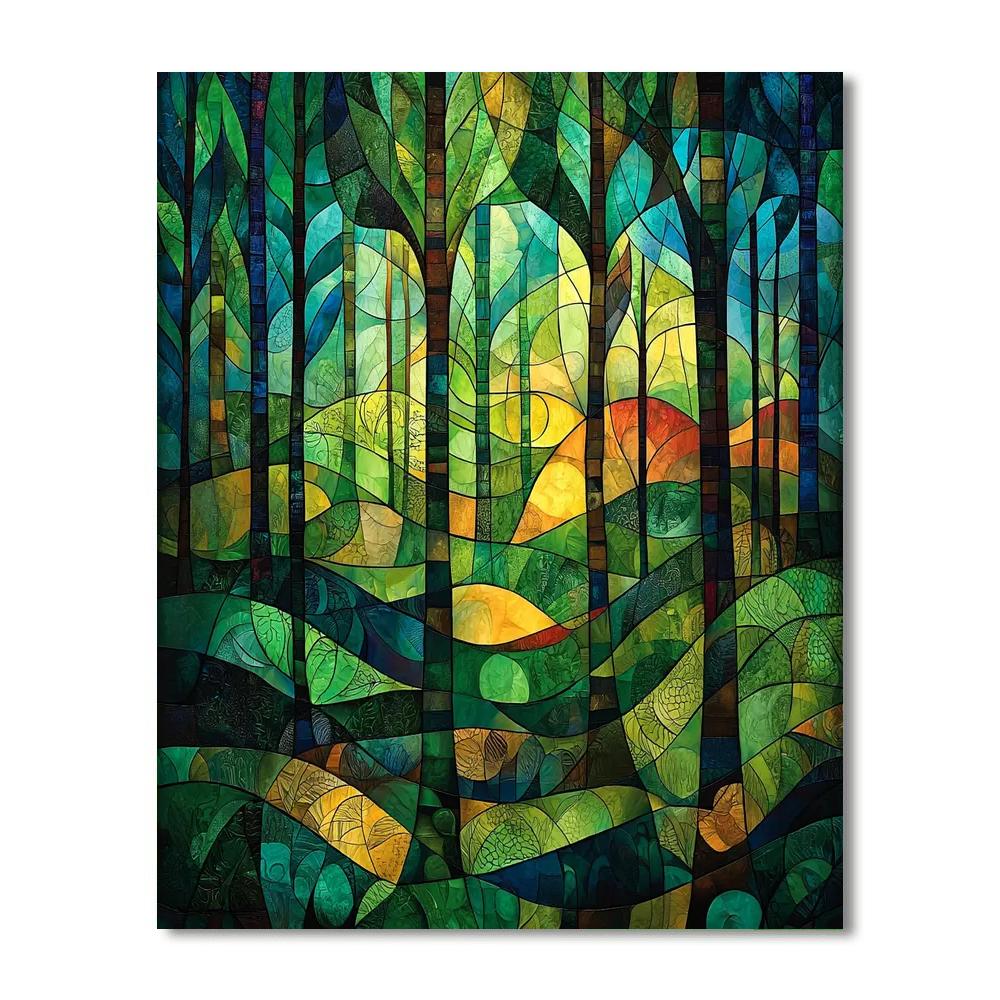 Frida Kahlo Inspired Nature's Lament  Numbered Painting Kits