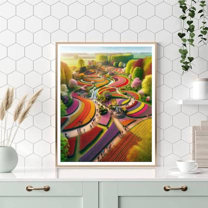 Keukenhof Flower Festival - Lisse Paint By Numbers Art