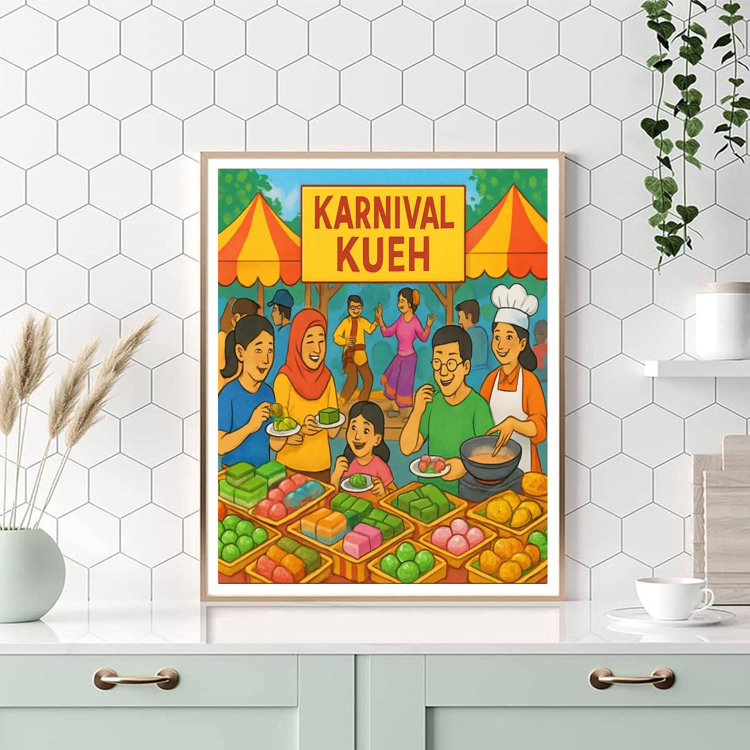 Karnival Kueh Numbered Painting Kits