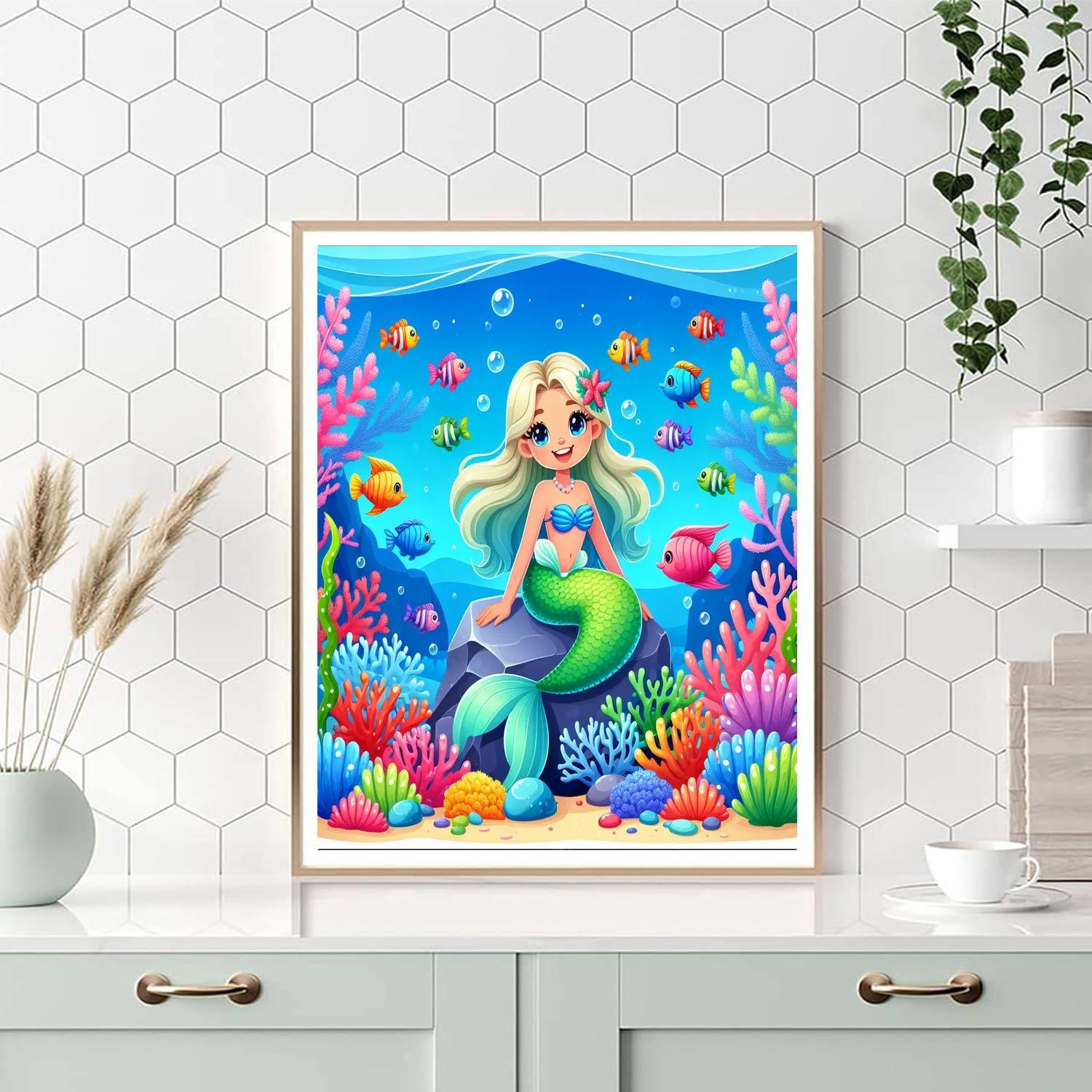 Mystic Mermaid Cove Paint By Numbers Kits