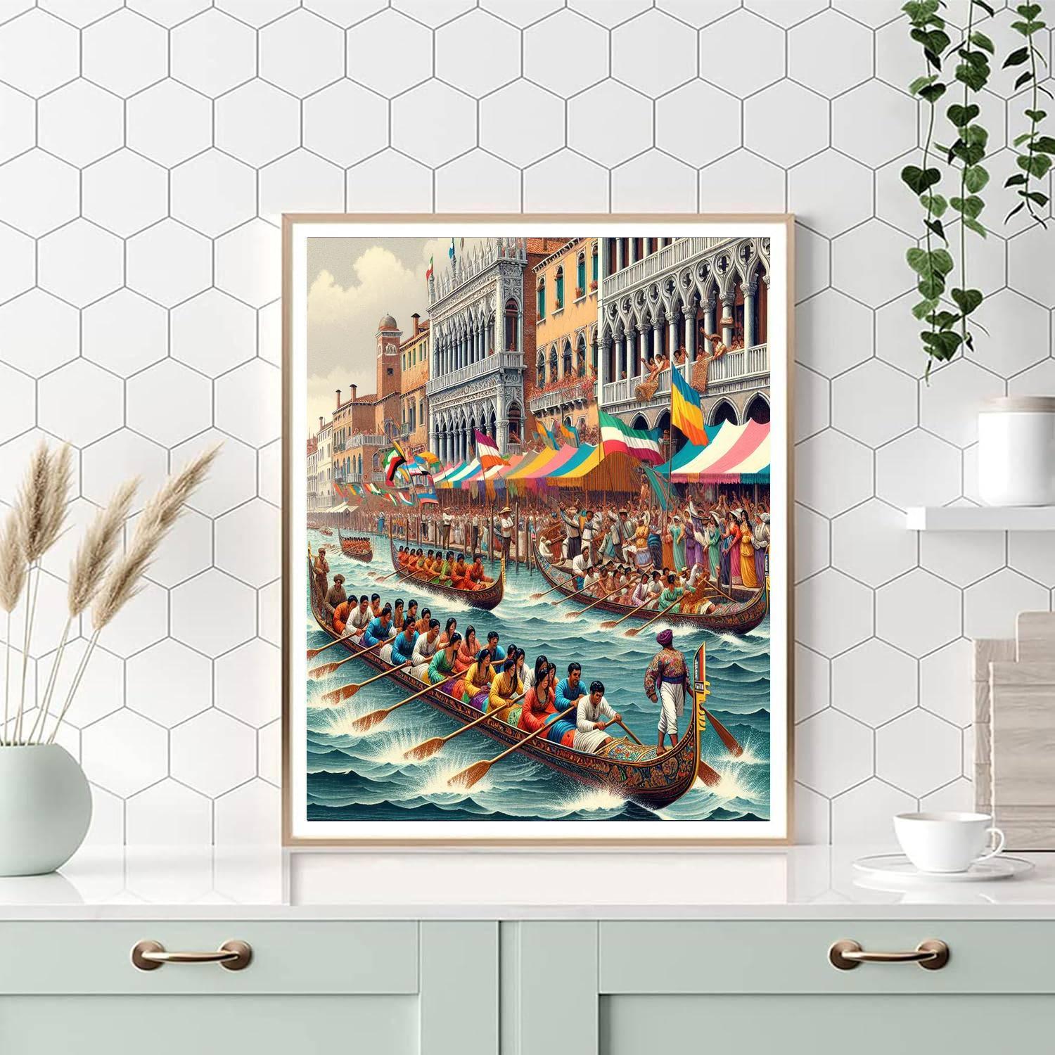 Venetian Regata Numbered Painting Kits