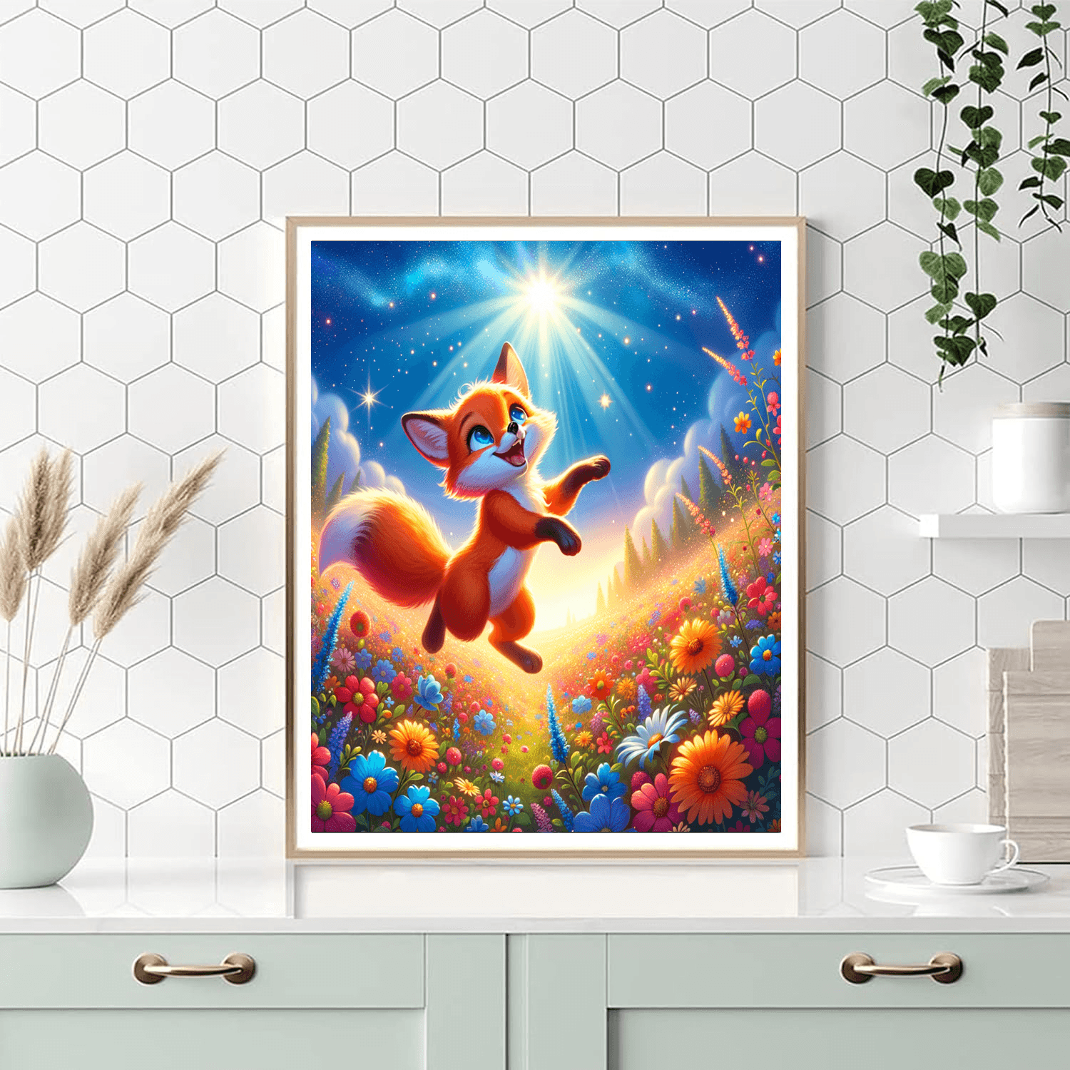 Fox Adventure Number Painting