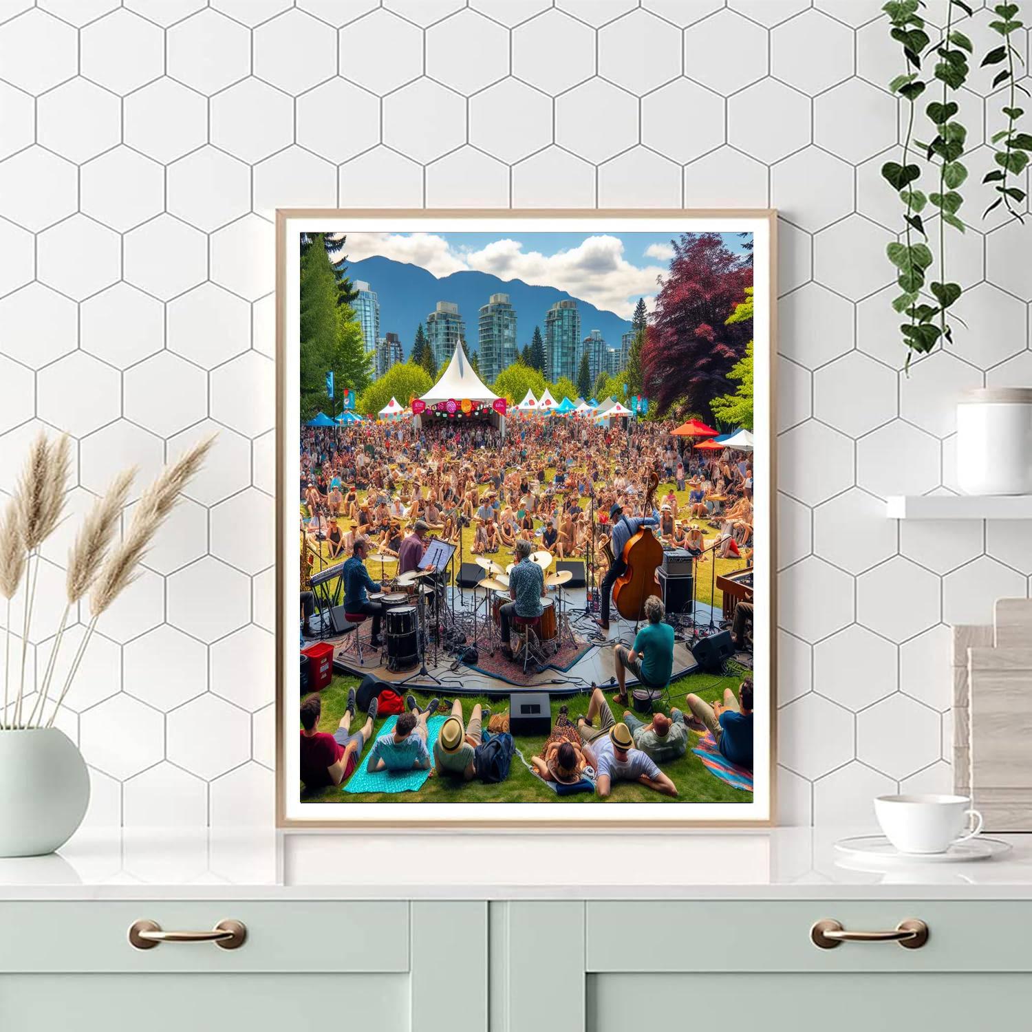 Vancouver International Jazz Festival - Vancouver, Canada Numbered Painting Kits