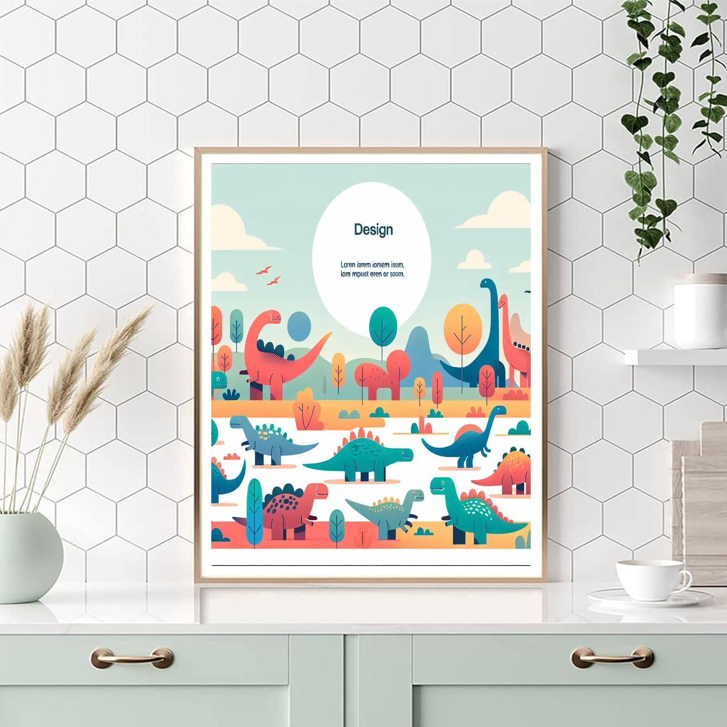 Dreamy Dinosaur Discovery Number Painting
