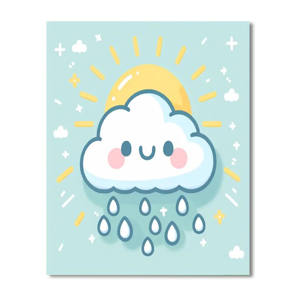 Joyful Cloud Paint By Numbers Kits