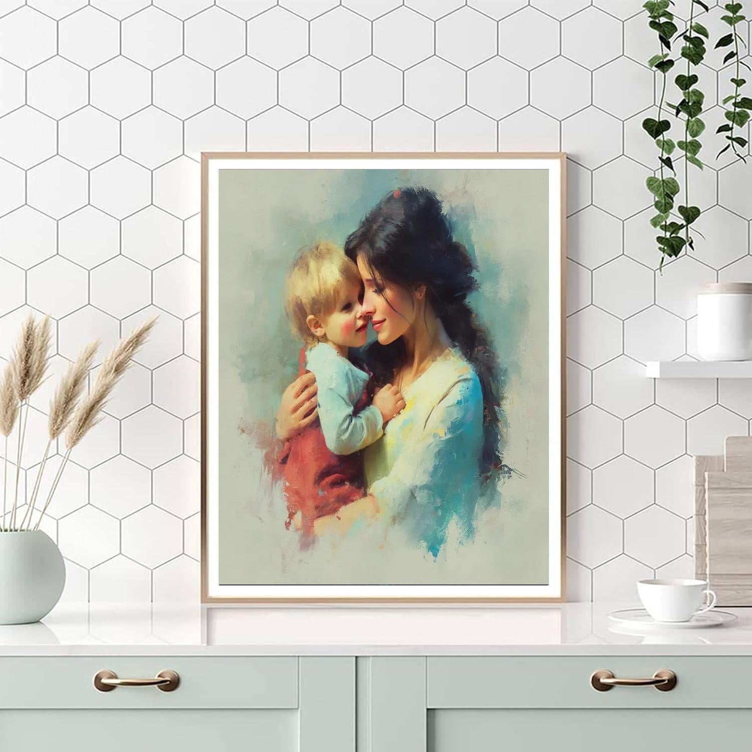 Strength In Every Hug Number Painting