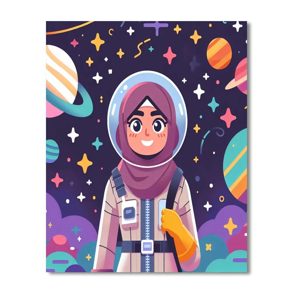 Space Cadet's Cosmic Journey Paint By Numbers Kits