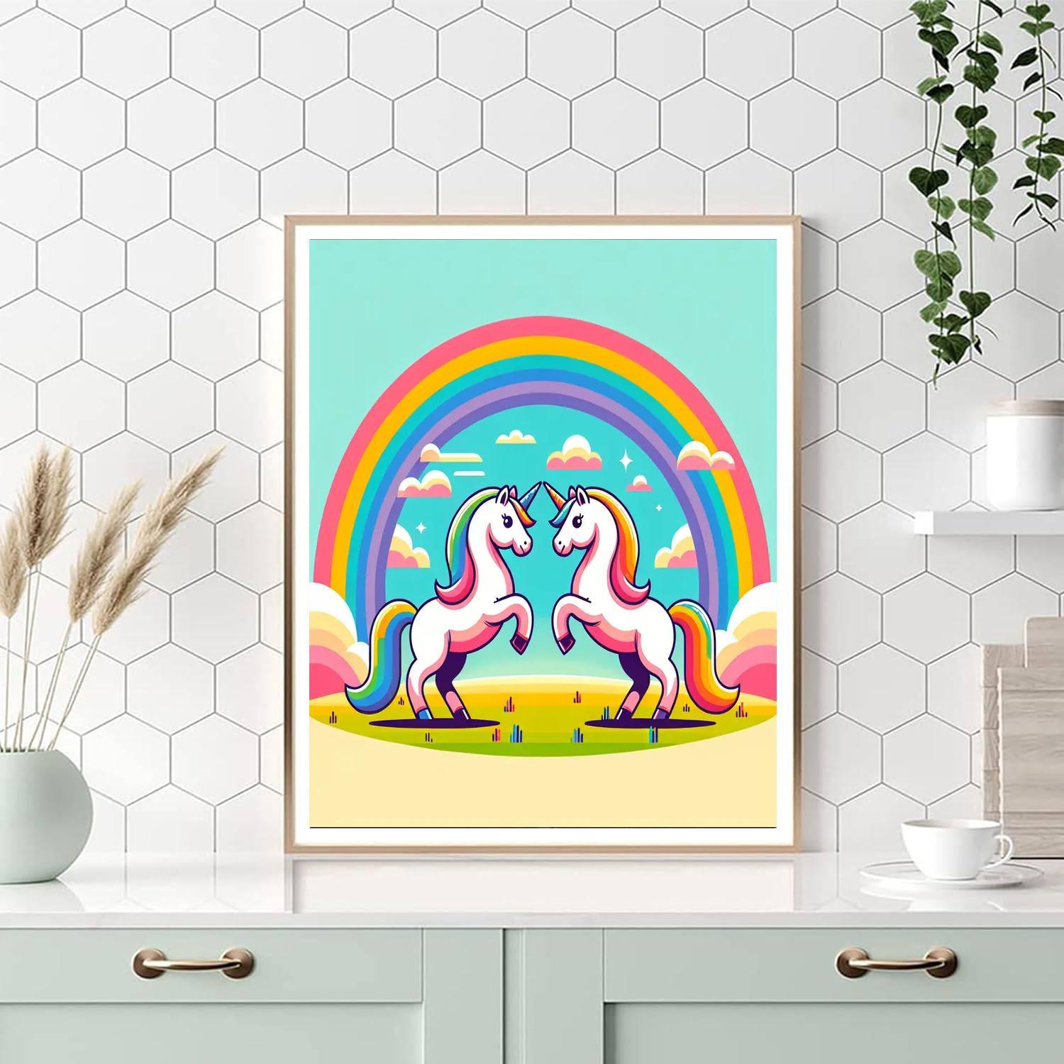Majestic Unicorn Fields Paint By Numbers Kits