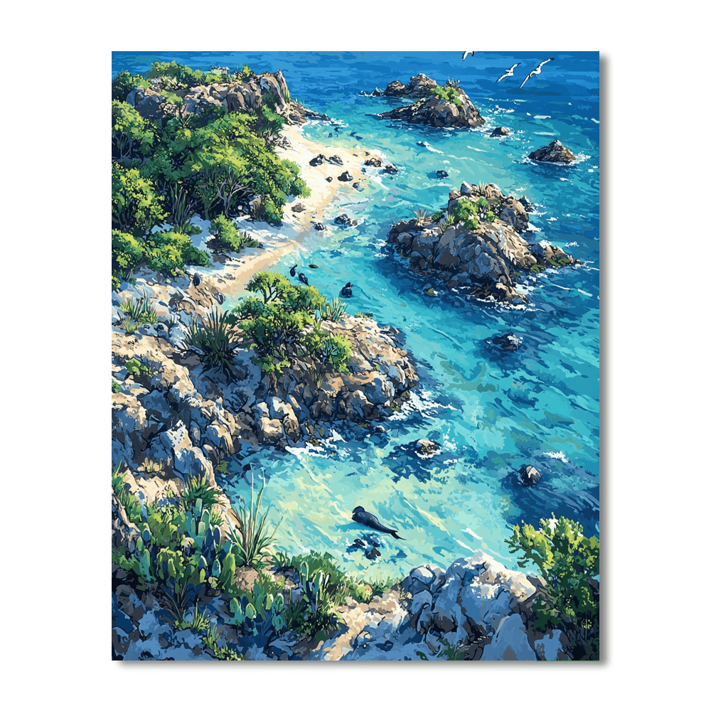 Galápagos Islands - Ecuador Paint By Numbers Art