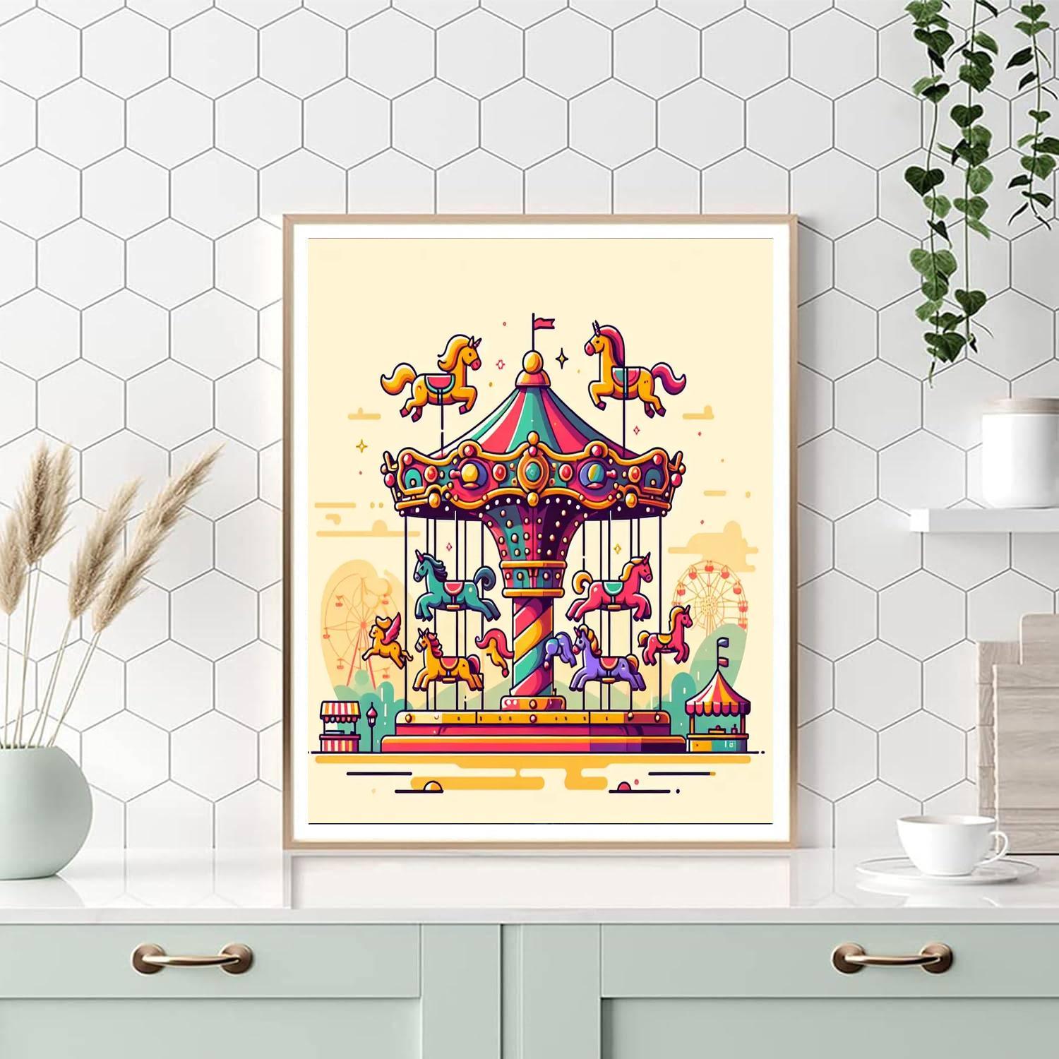 Fantasy Carousel Paint By Numbers