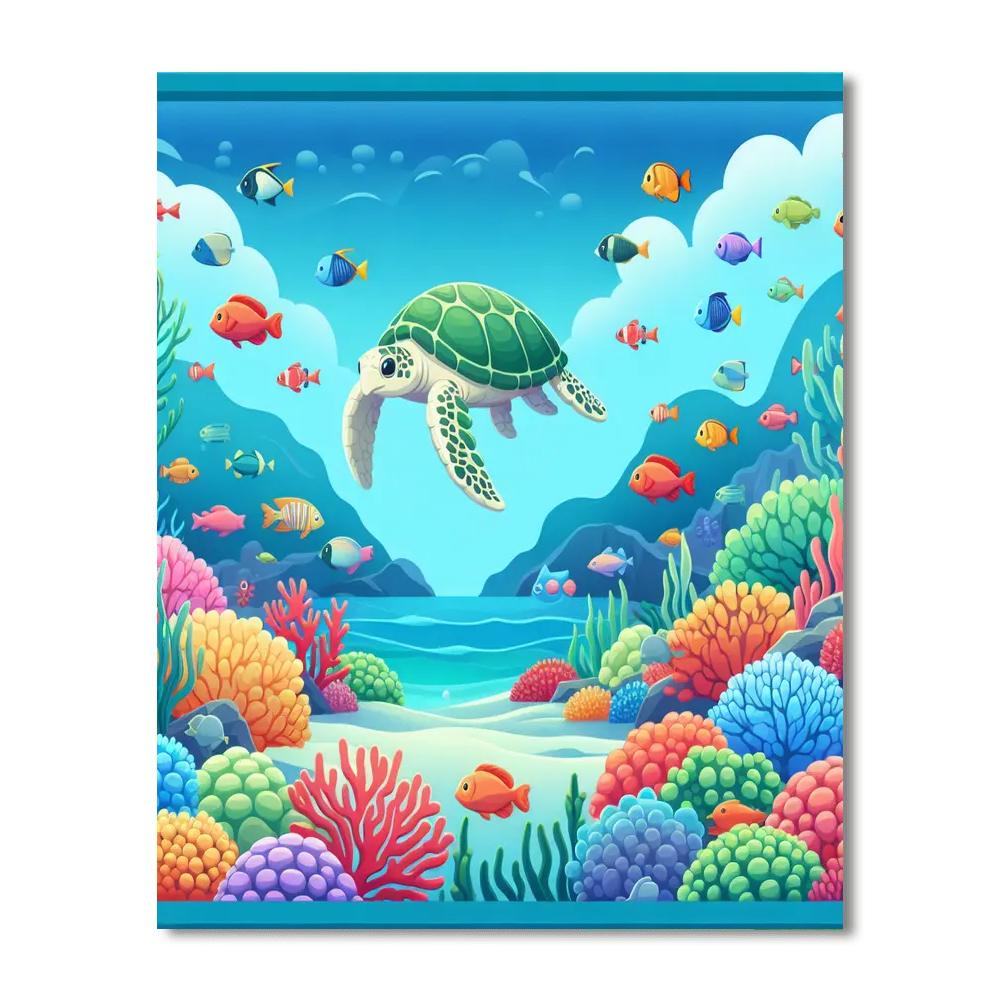 Undersea Dreamland Number Painting