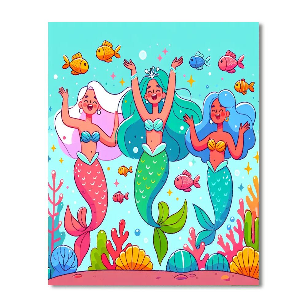 Underwater Fantasy Party Paint By Number