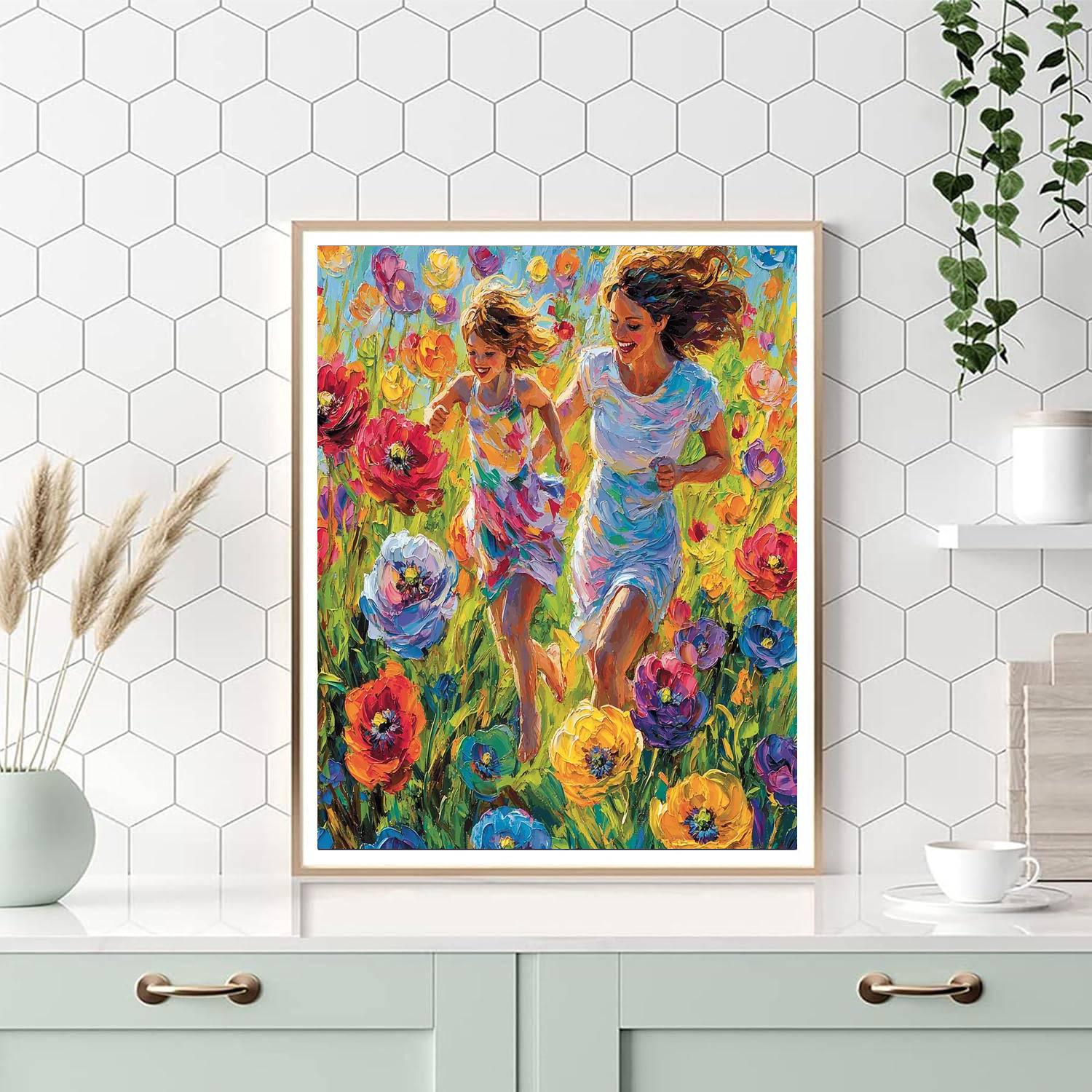 Wondrous World Of Motherhood Painting Number Kit