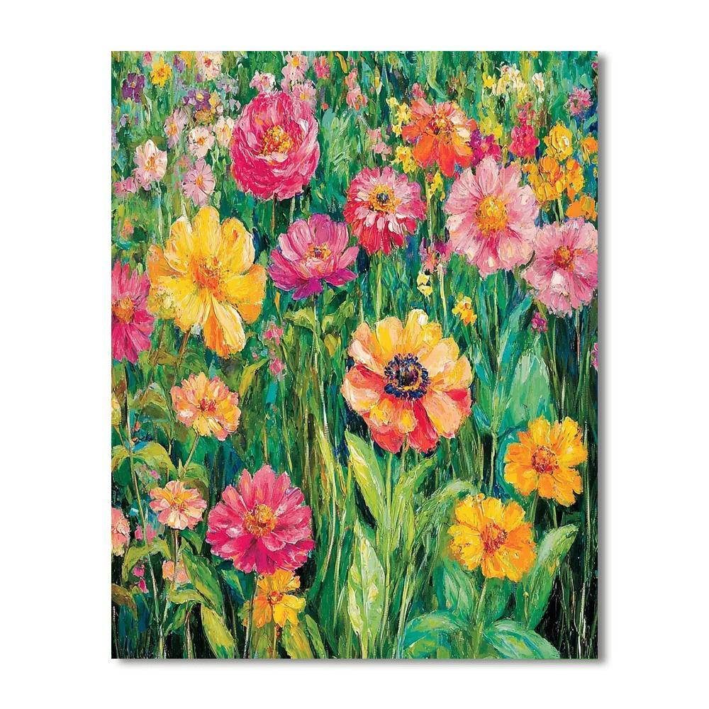 Pierre-Auguste Renoir Inspired Bursting With Life  Paint By Numbers Kits