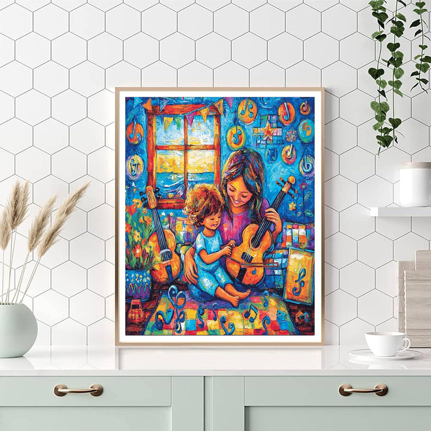 Sweet Musical Moments Painting Number Kit