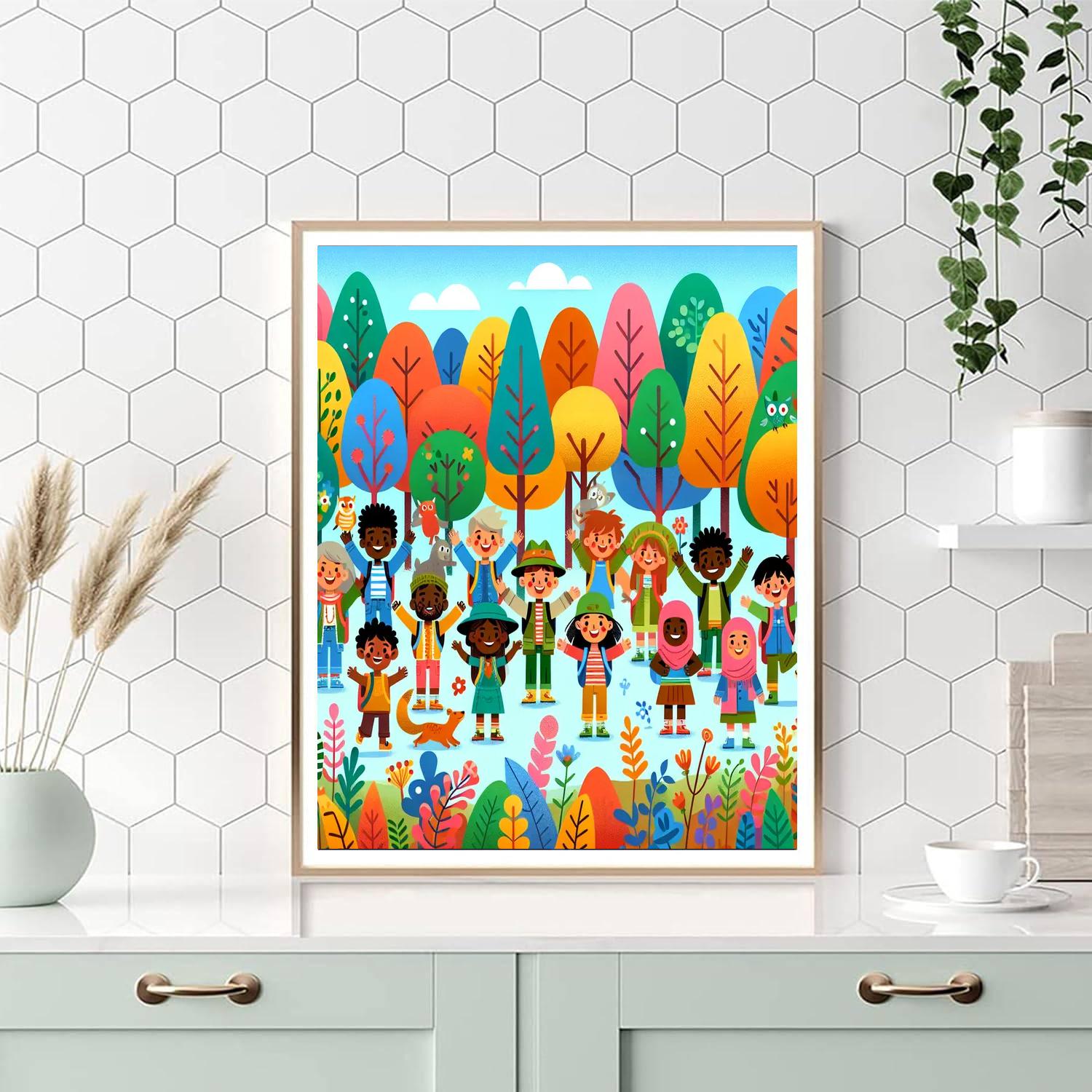 Adventures In The Magical Forest DIY Paint By Numbers