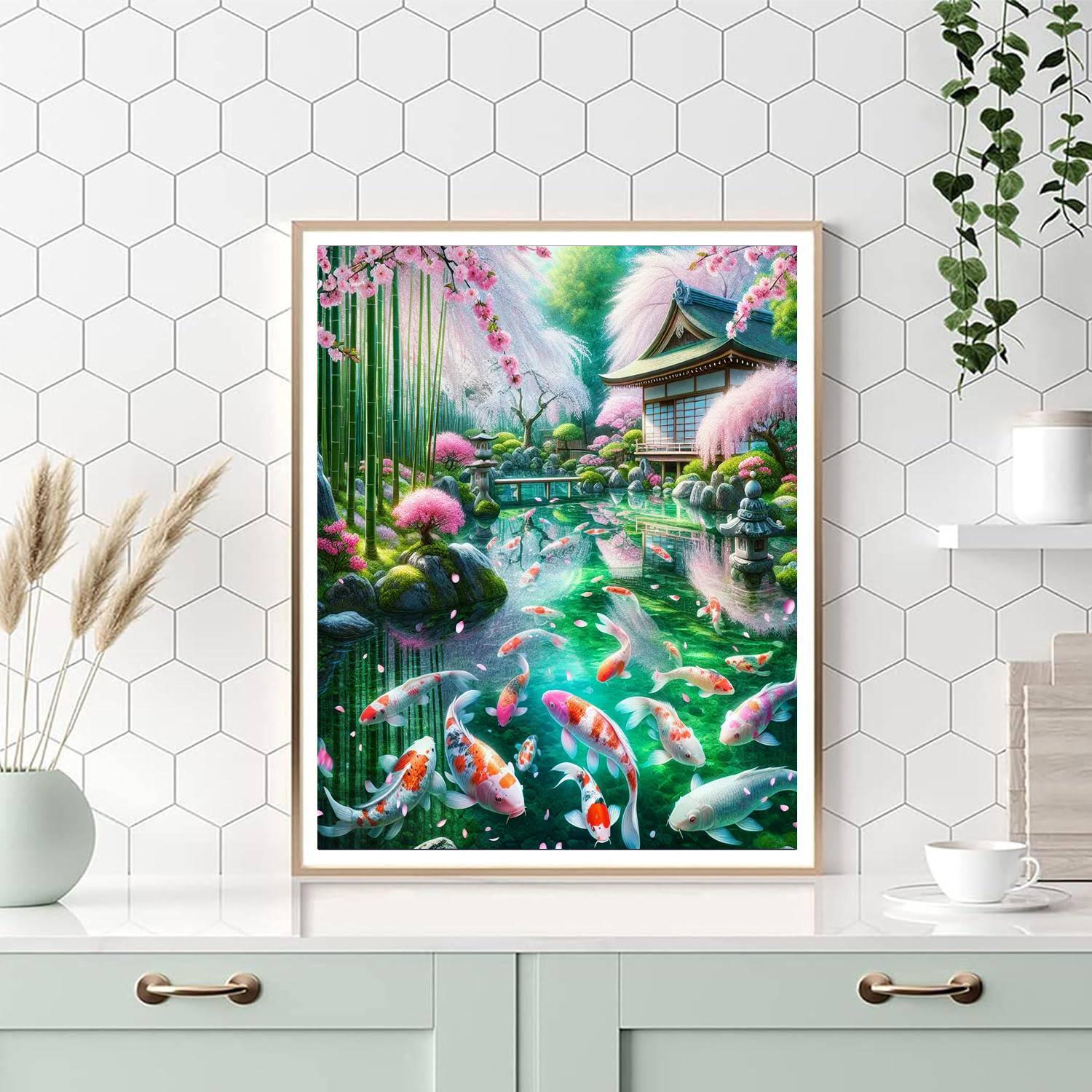 Captivating Japanese Garden Paint By Numbers