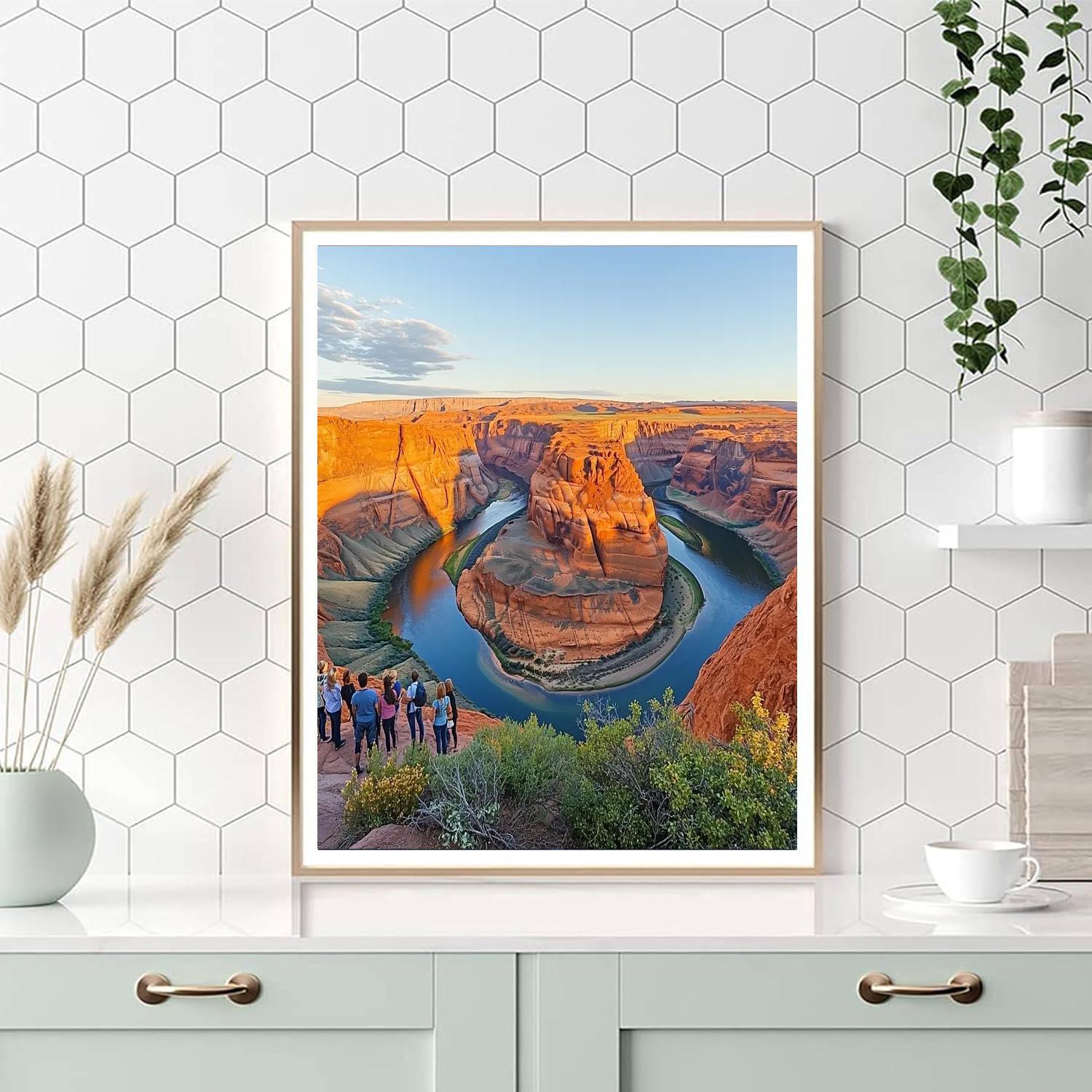 Horseshoe Bend Painting Number Kit
