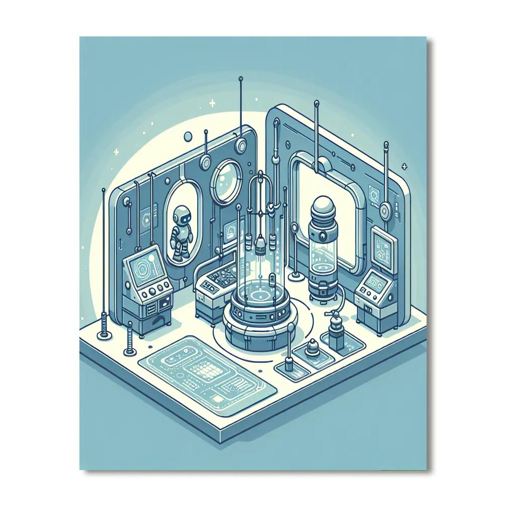 Imaginative Space Lab Number Painting