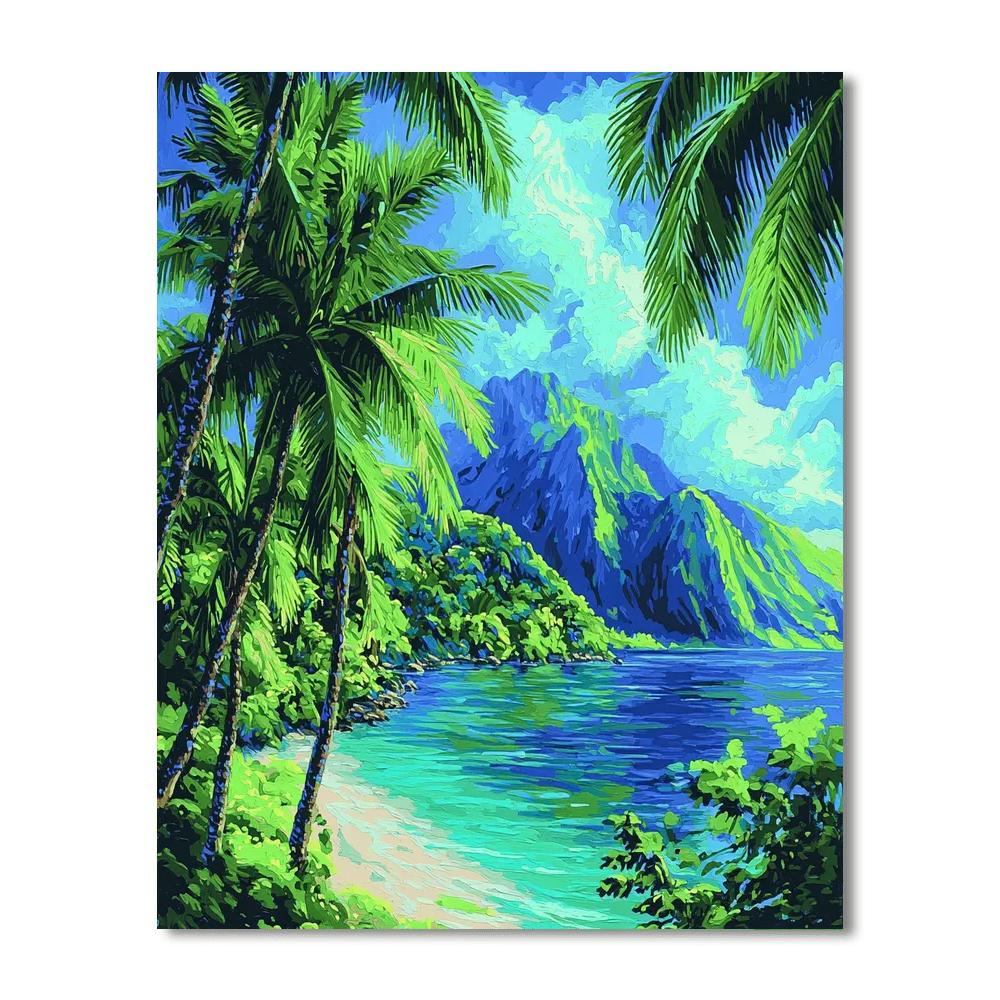 Paul Gauguin Inspired Tropical Island Reverie  Paint By Numbers