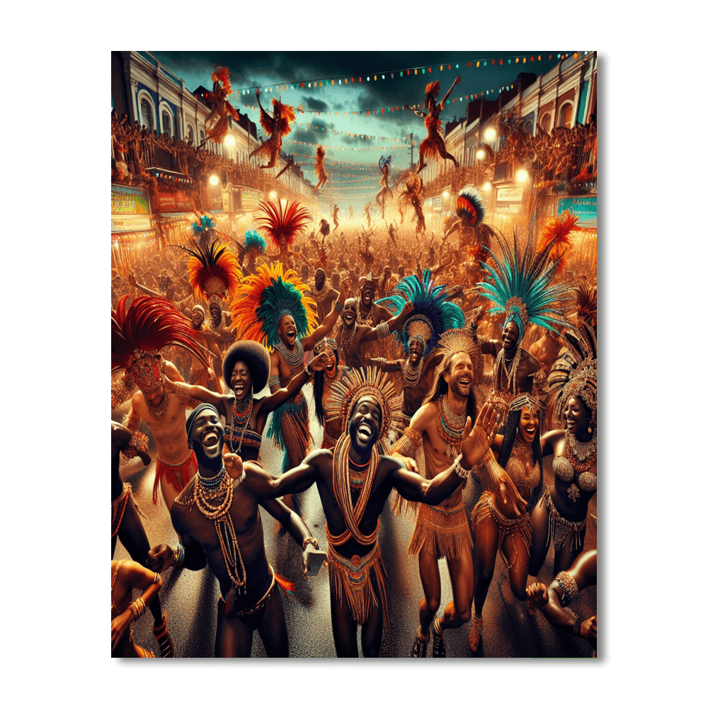 Carnaval De Salvador - Brazil Paint By Color