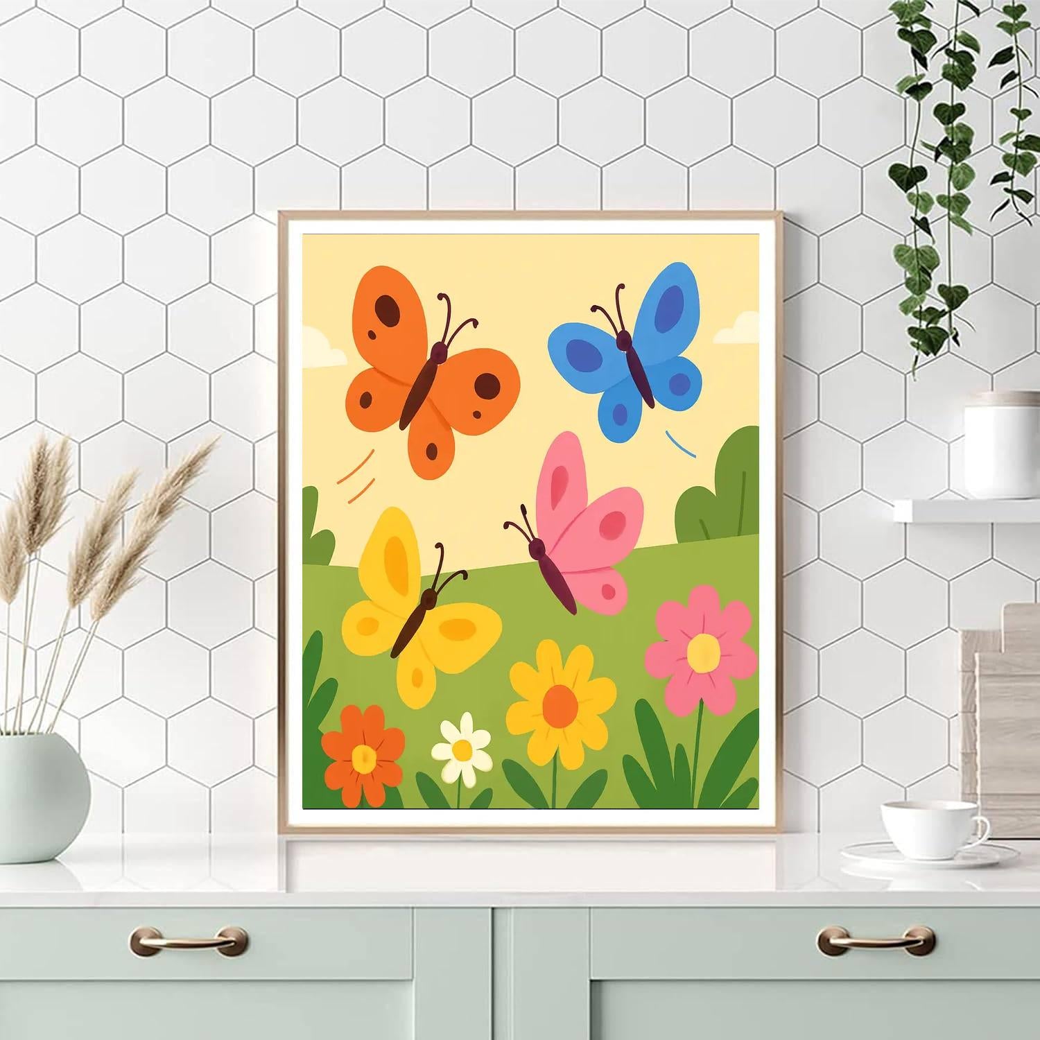 Butterfly Ball Numbered Painting Kits