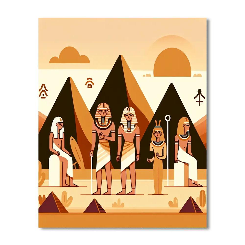Ancient Pharaoh's Quest Paint By Color