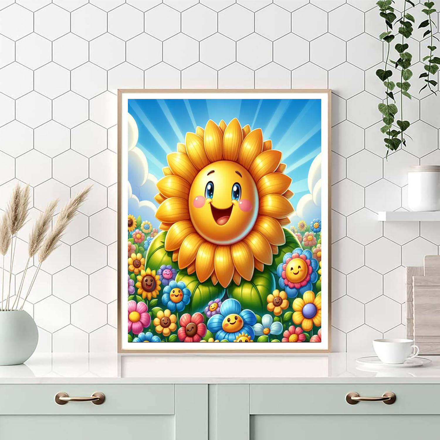 Bright Sunflower Paint By Color