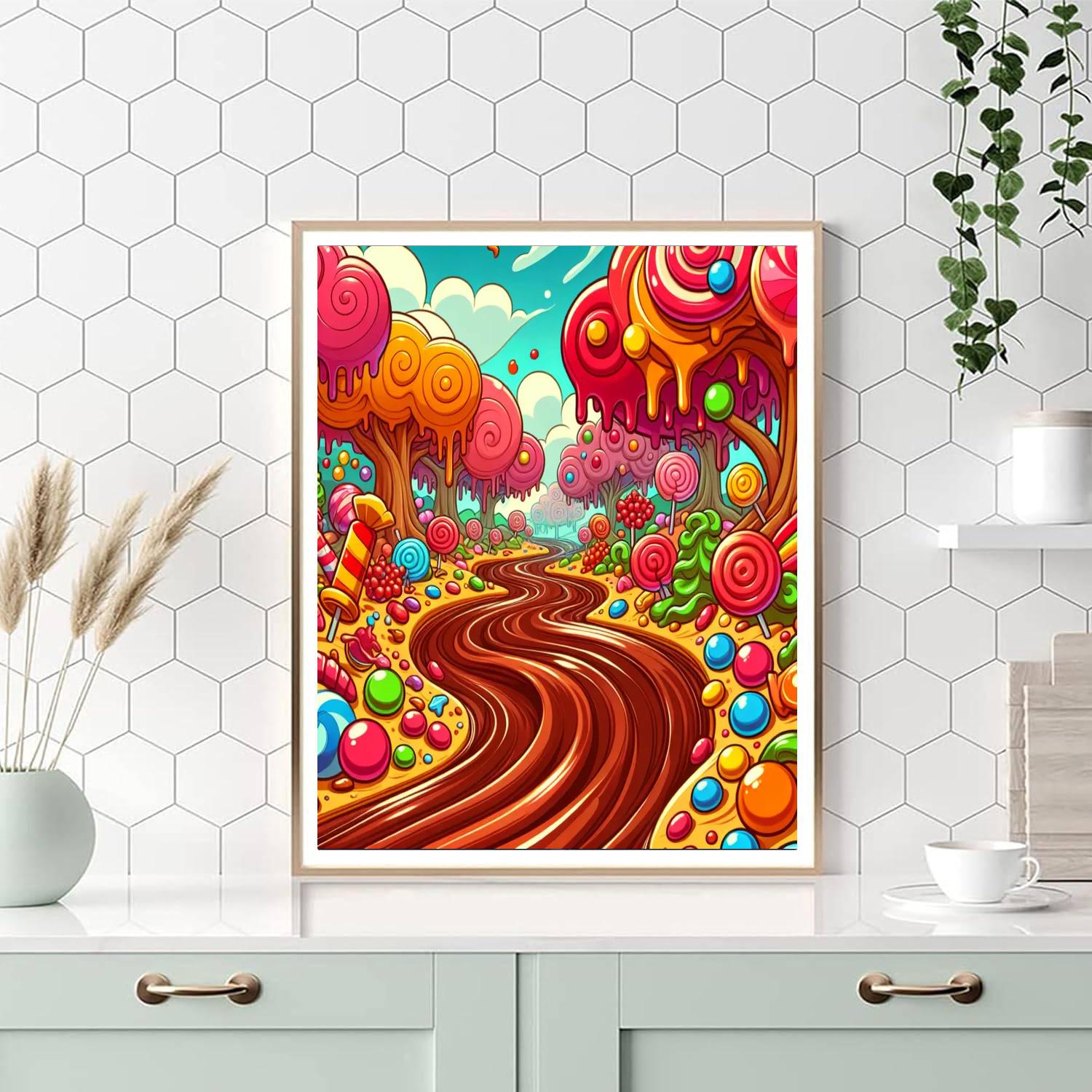 Sweet Treats Fantasy Painting Number Kit