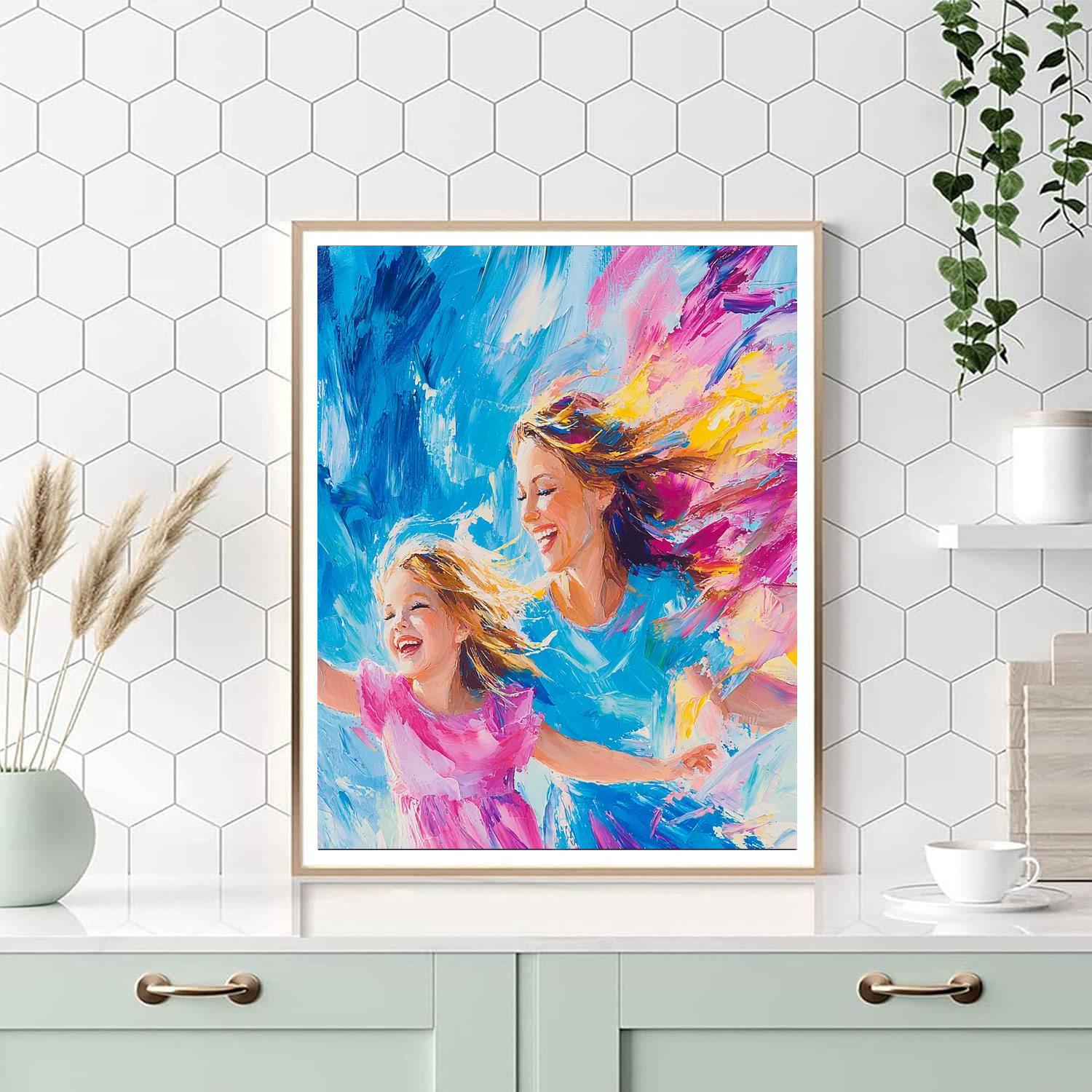 Dancing Through Life Together Number Painting