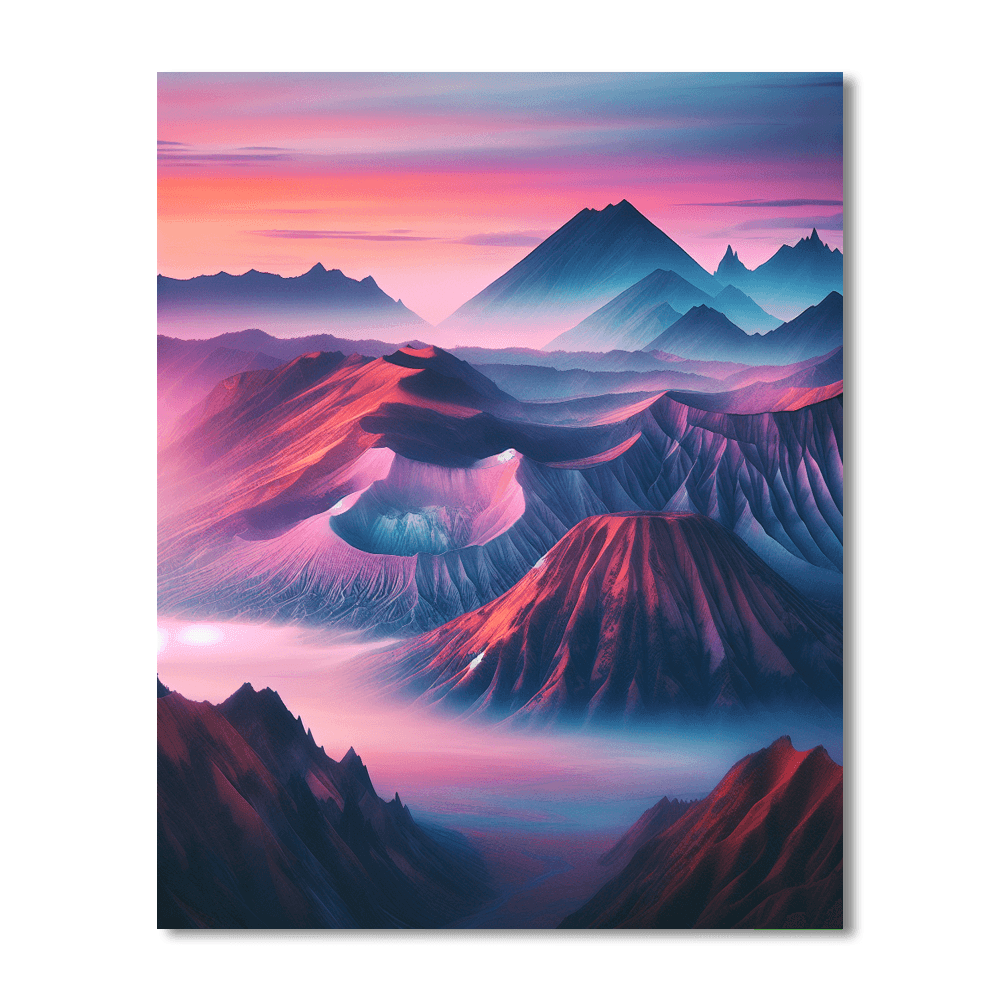 Ethereal Mountain Dream Paint By Numbers Kits