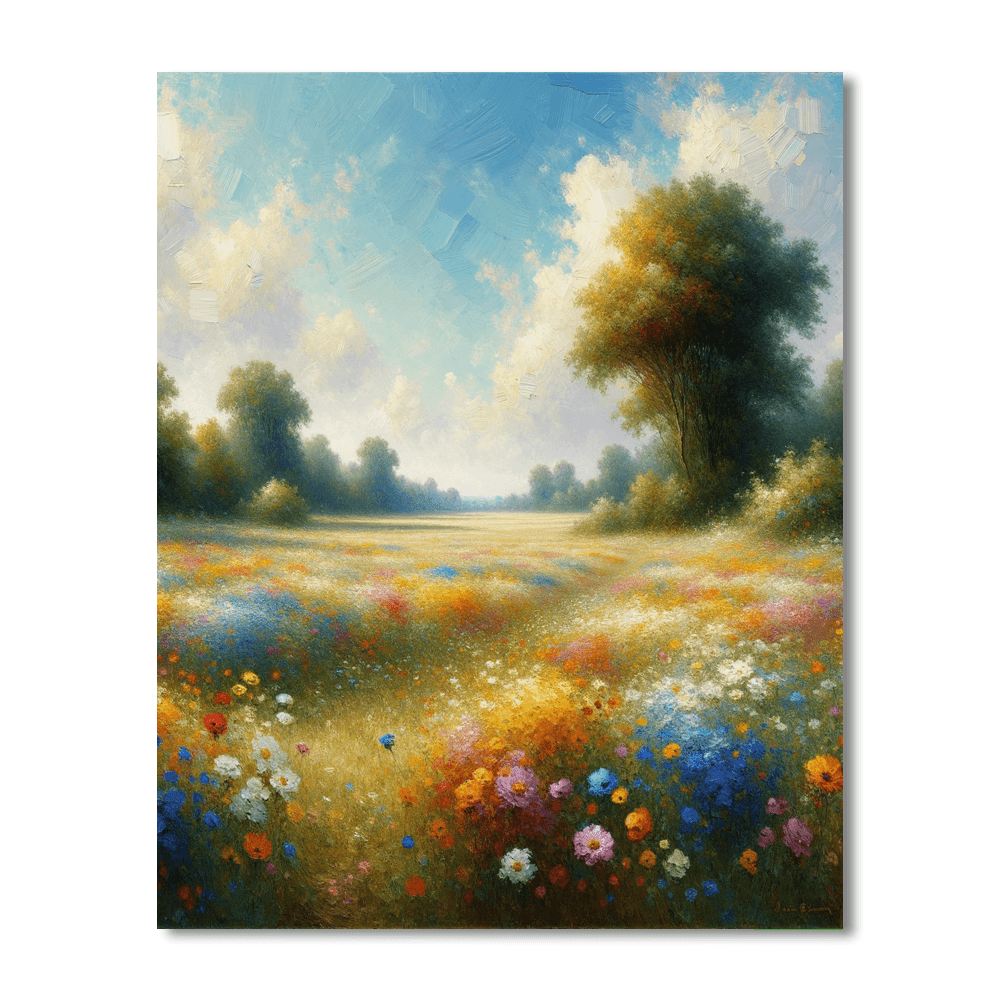 Sunny Meadows Daydream Paint By Numbers