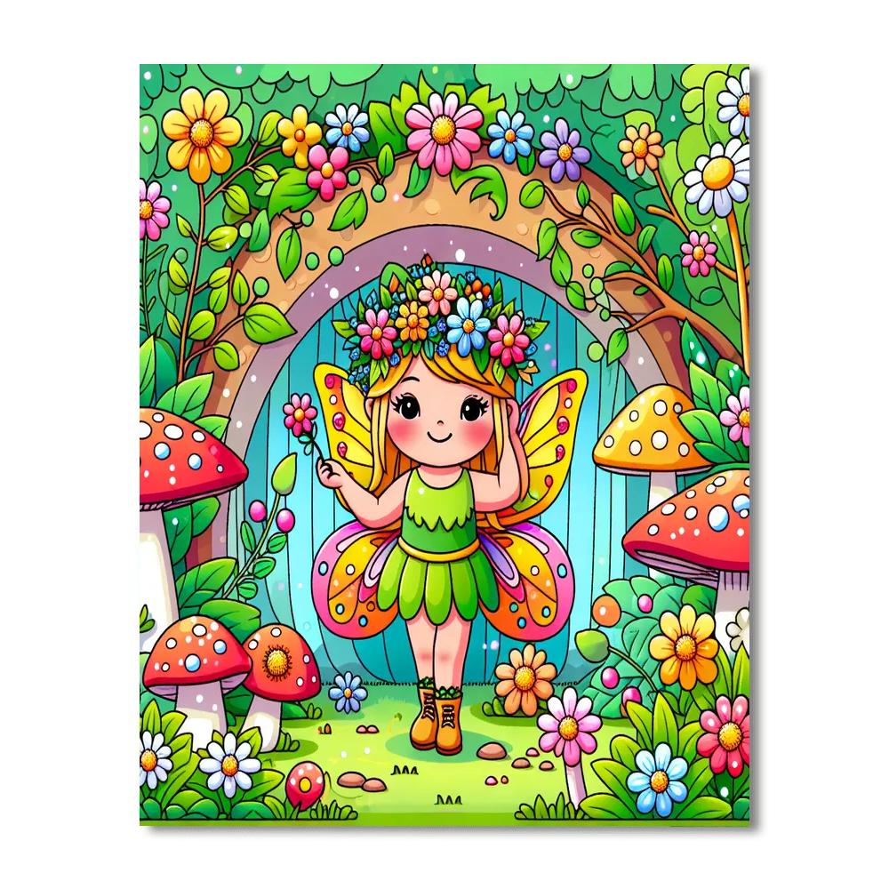 Forest Fairy's Secret Hideaway Paint By Numbers Kits
