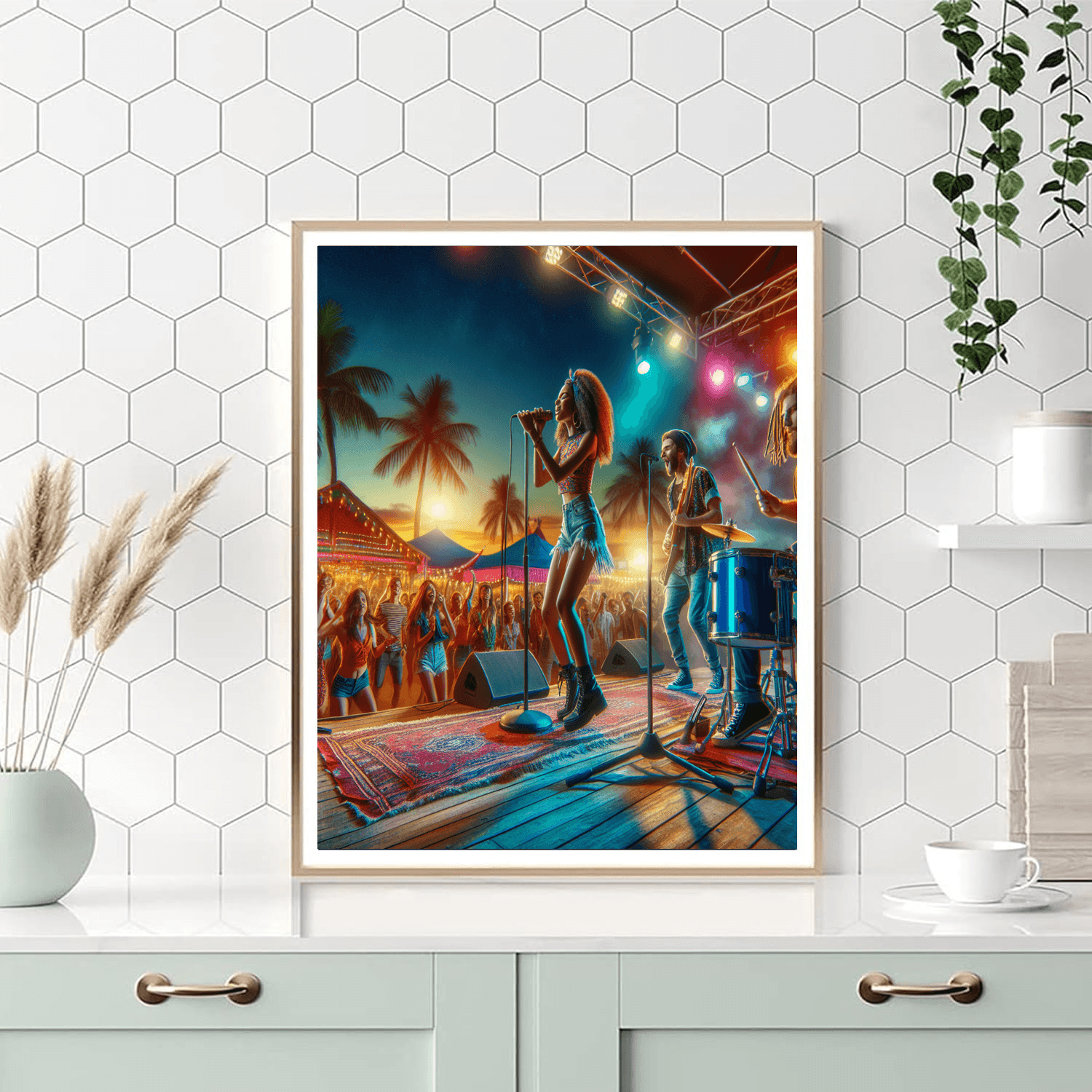 Kingston Music Festival - Kingston, Jamaica Number Painting