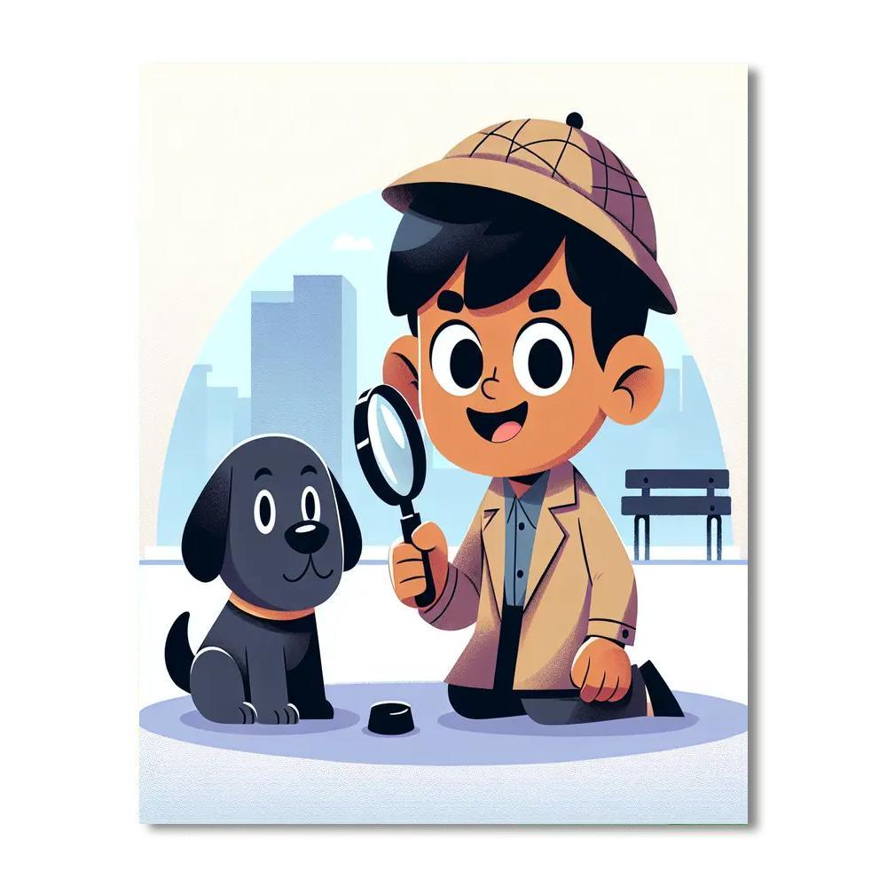 Mystery Detective Adventure Paint By Color