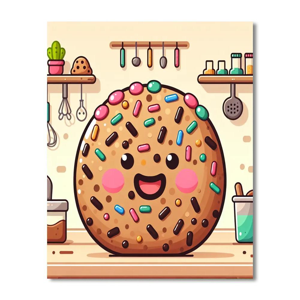 Sweet Cookie Number Painting