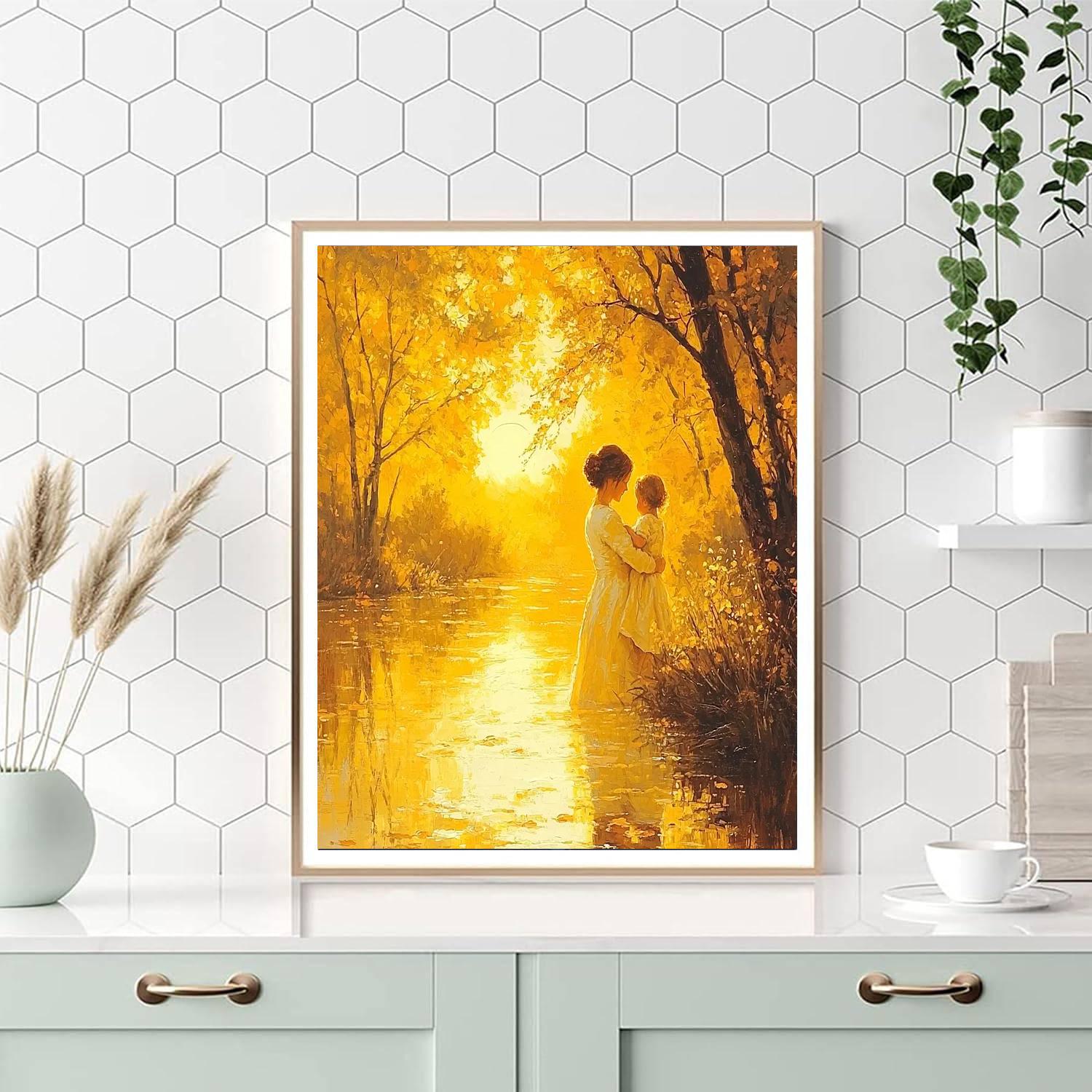 A Loving Glow Painting Number Kit