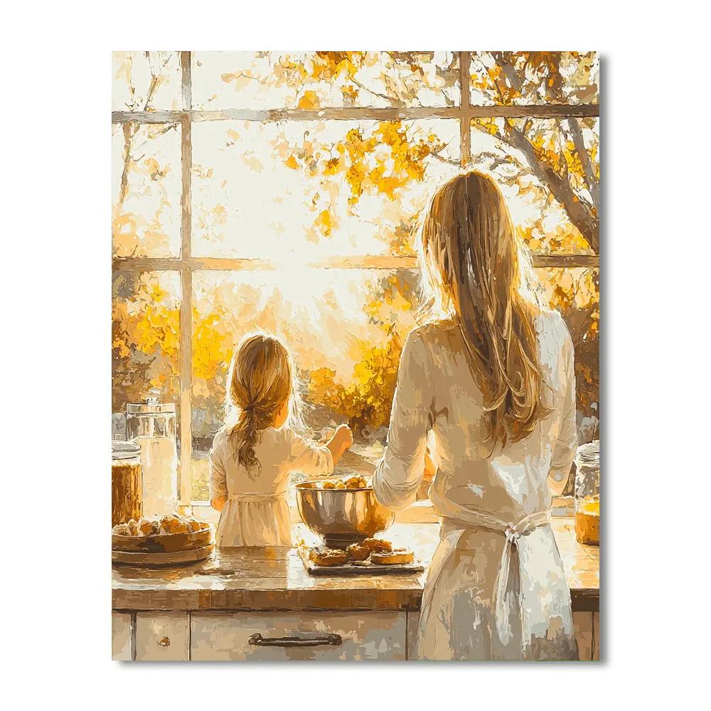Morning’s Golden Glow Number Painting