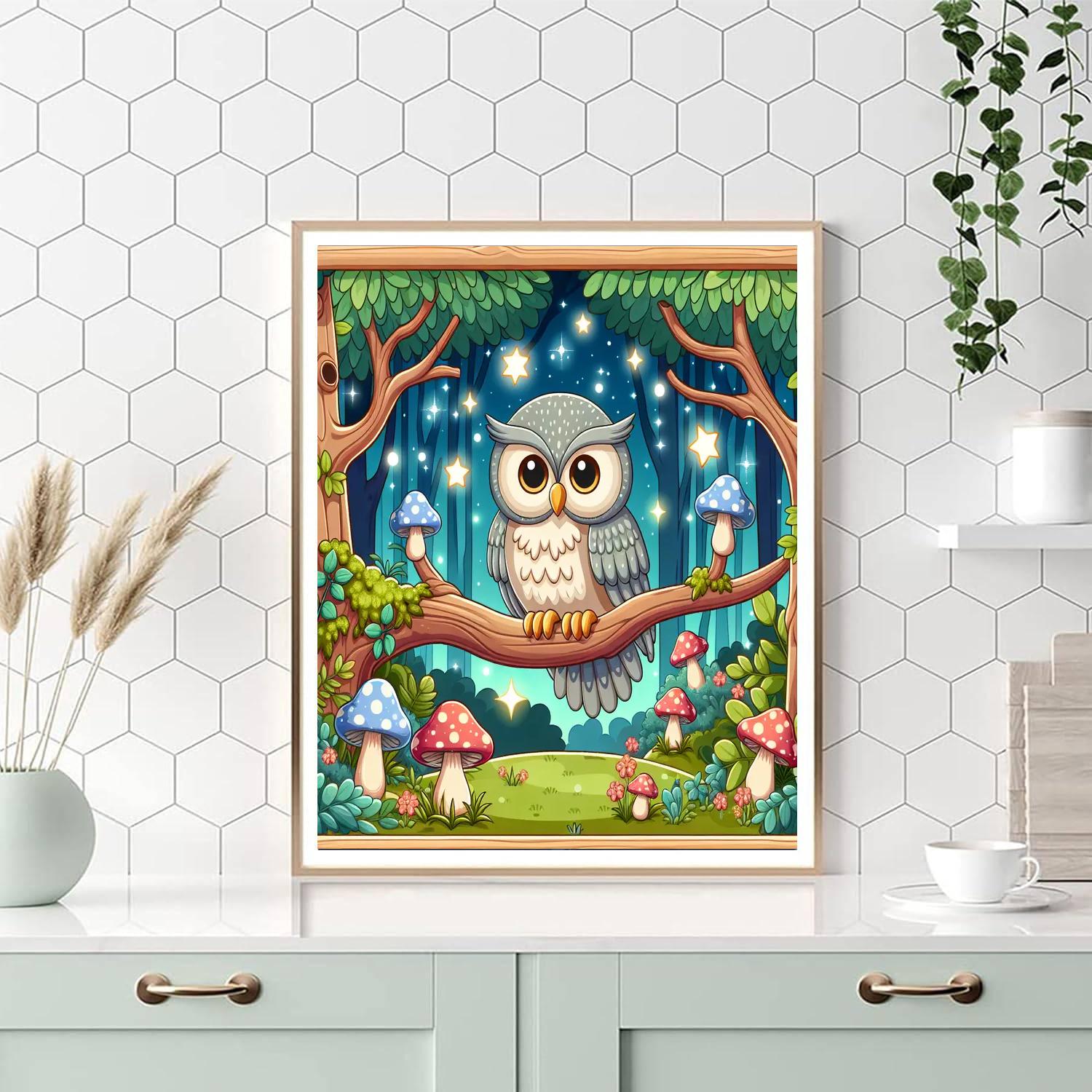 Forest Fables And Folklore Number Painting