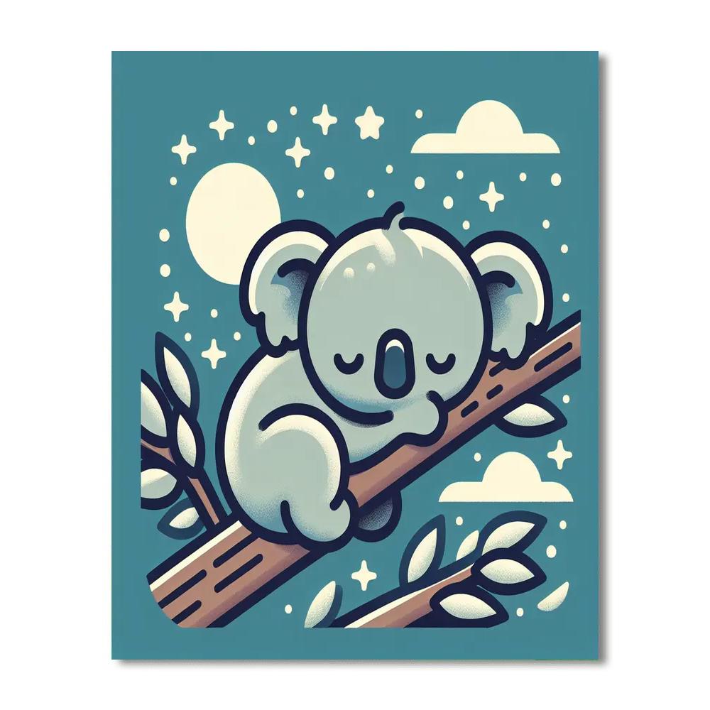 Cuddly Koala Dreamtime Paint By Color