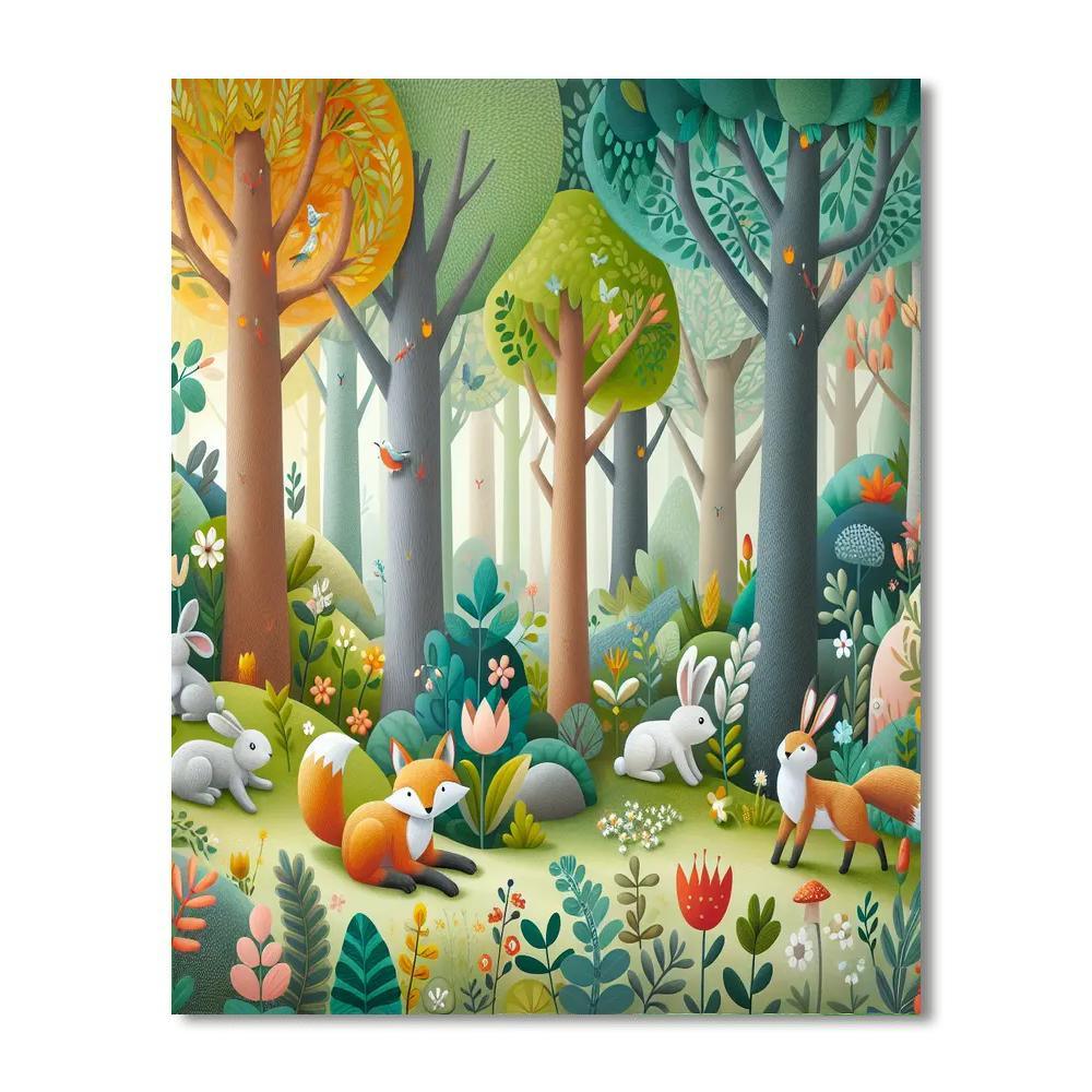 Fairy Tale Woodland Numbered Painting Kits