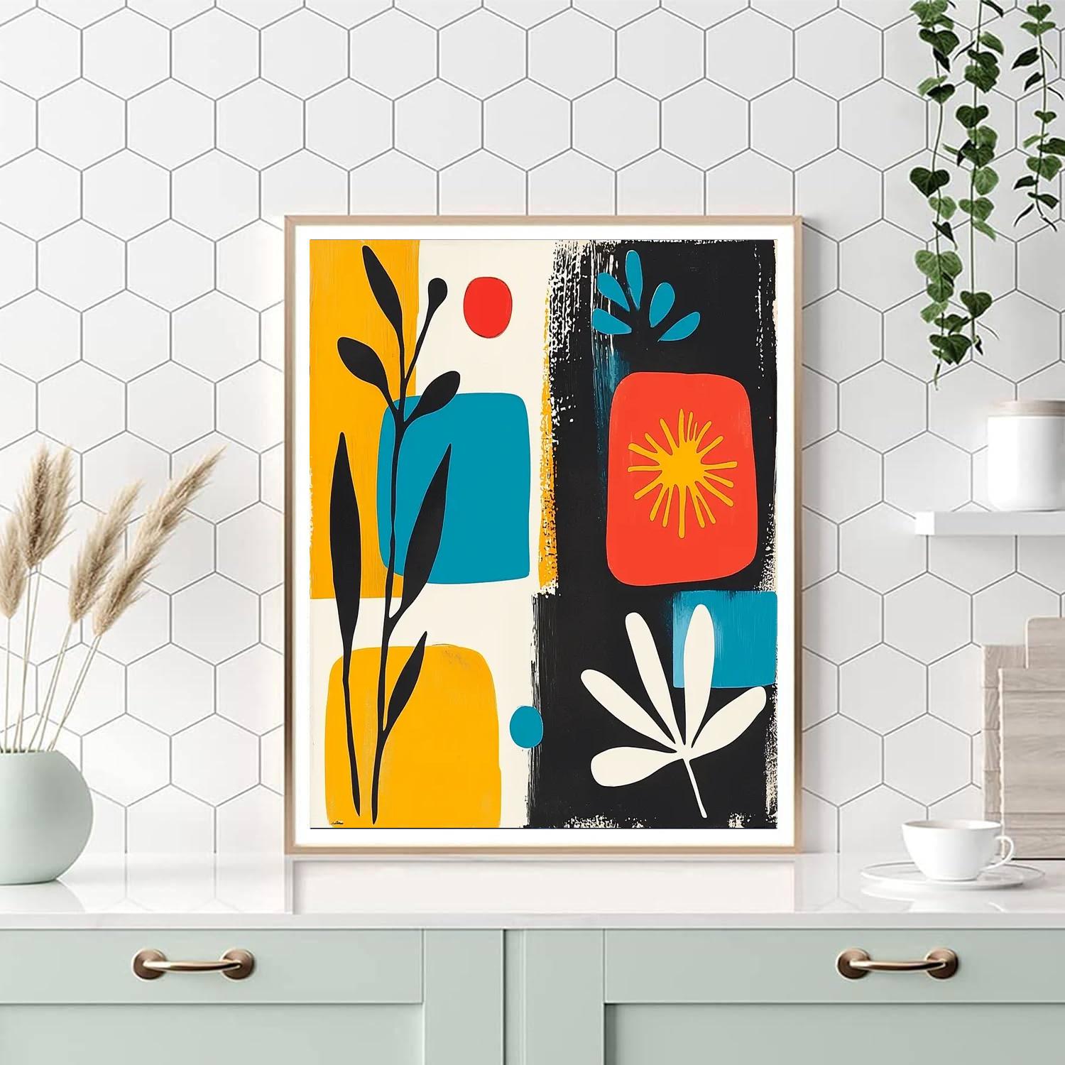 Joan Miró Inspired Dreamscape Wonders  Number Painting