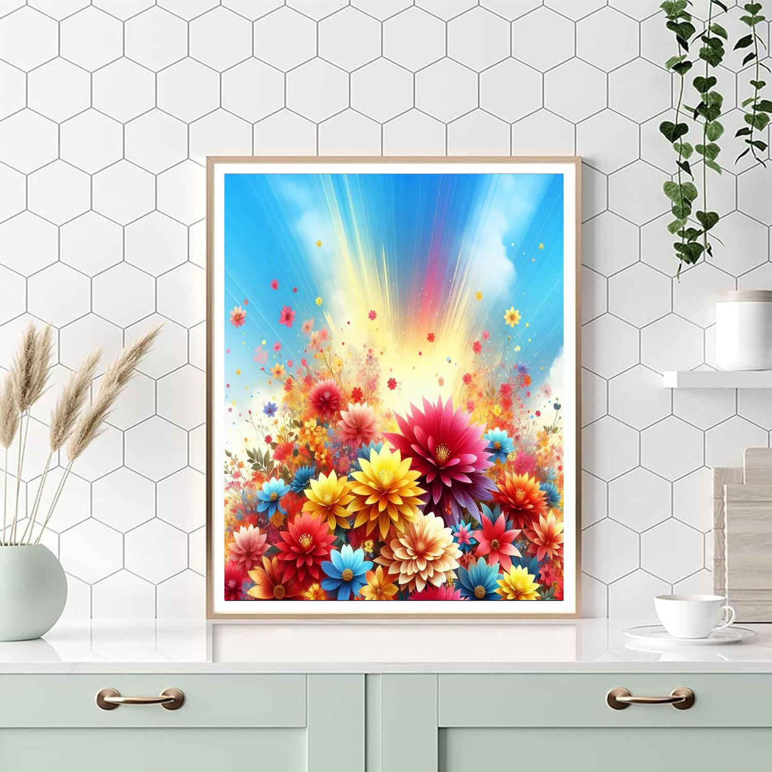 Floral Extravaganza Celebration Paint By Number