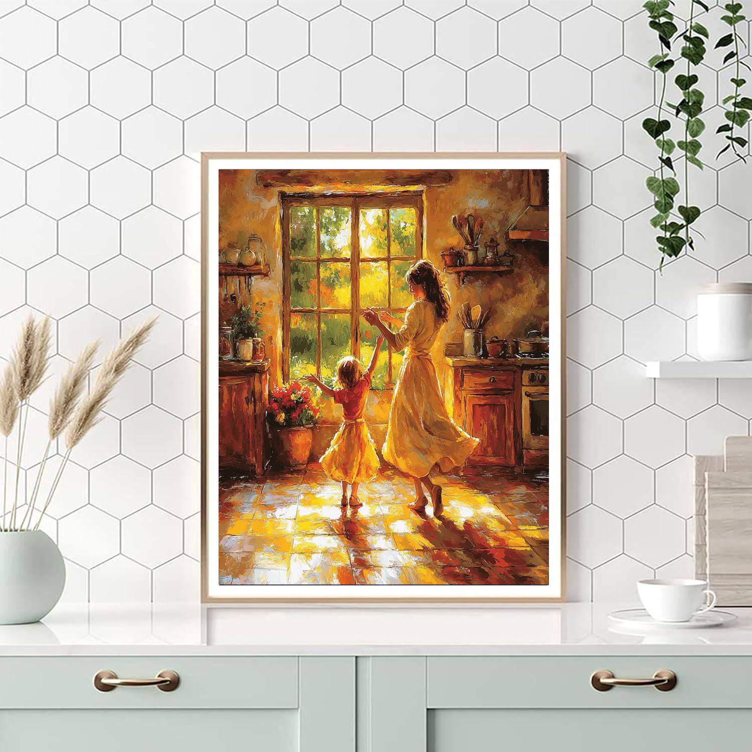 Dancing In The Kitchen DIY Paint By Numbers
