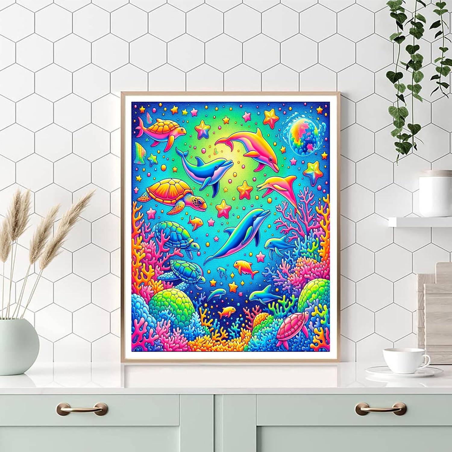 Underwater Adventure For Kids Numbered Painting Kits