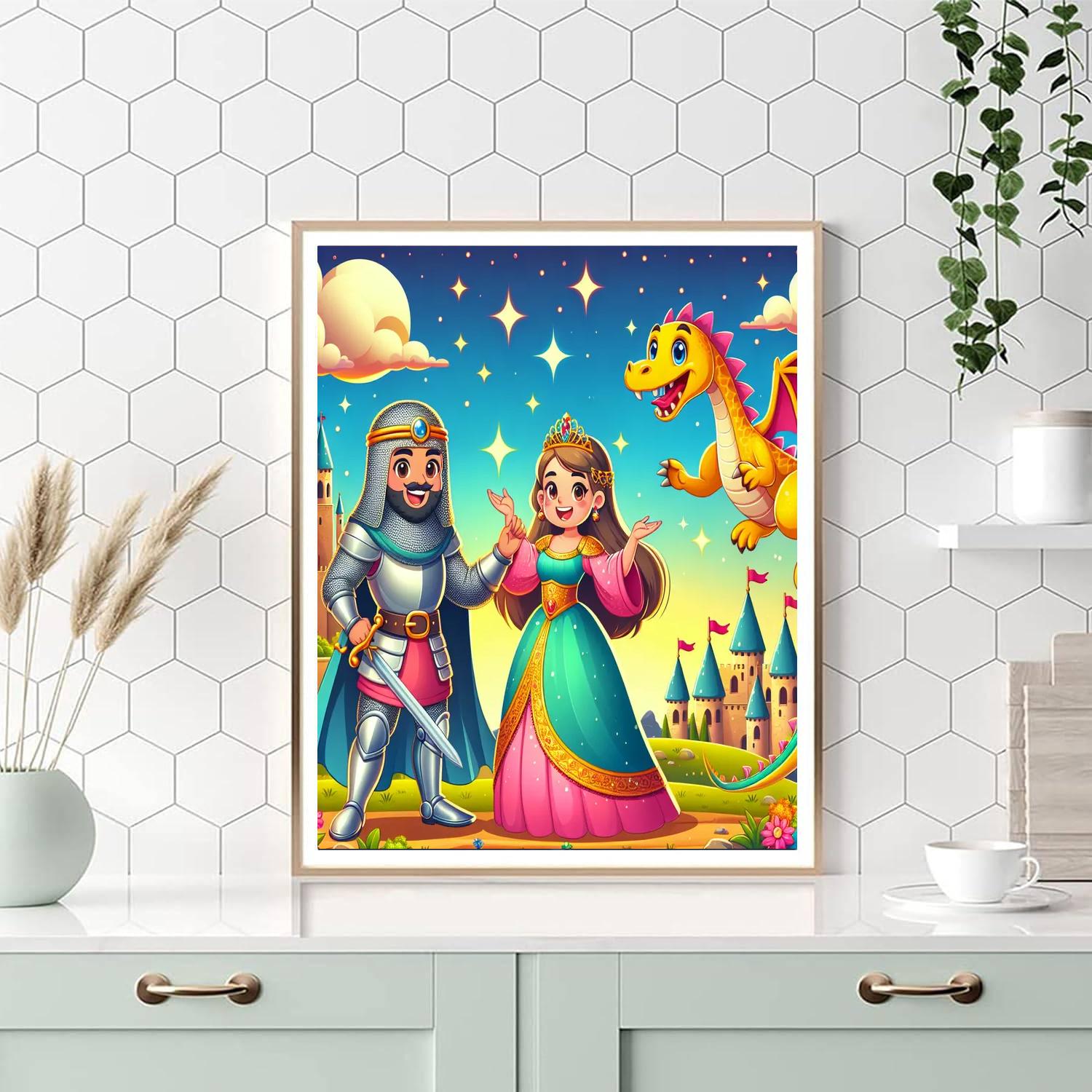 Fantasy Quest Adventure Paint By Numbers Art